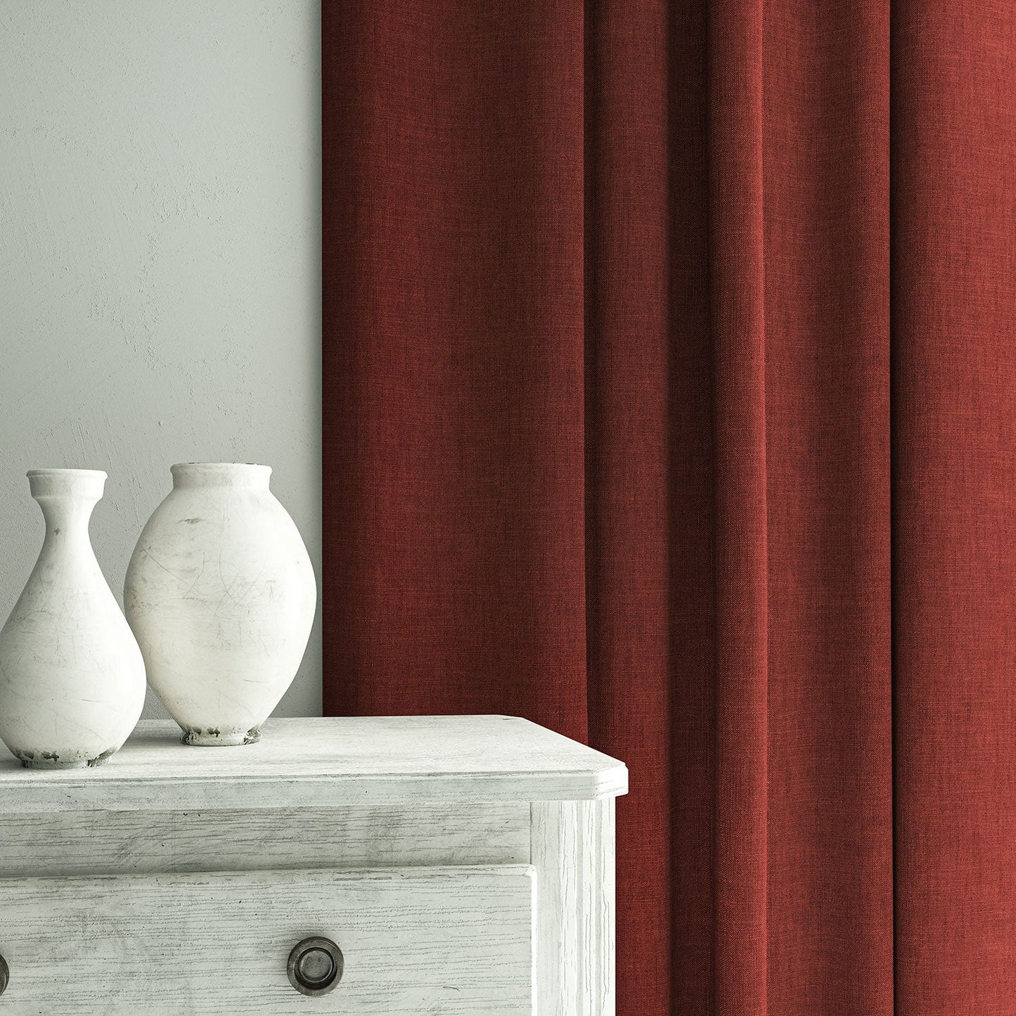 Linwood Pluto Maroon FR Made to Measure Curtains
