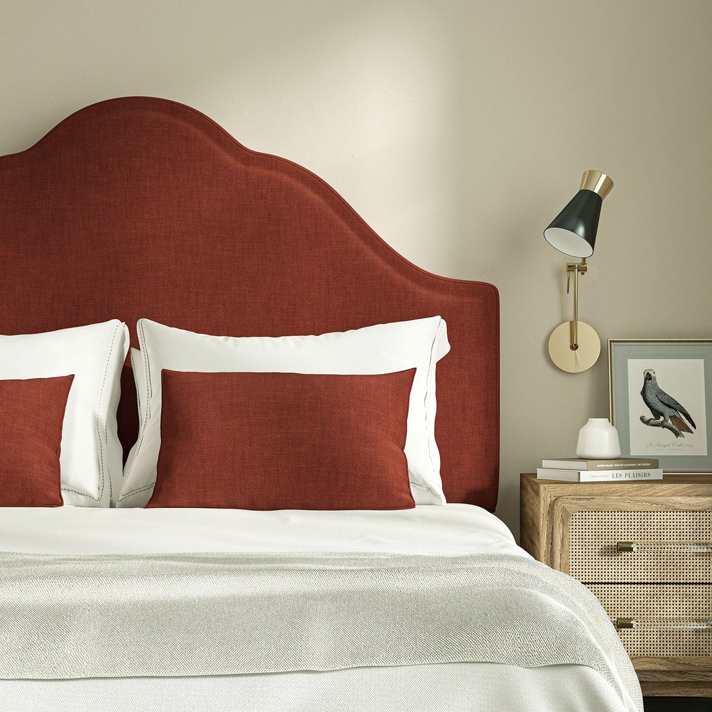 Linwood Pluto Maroon FR Made to Measure Curtains