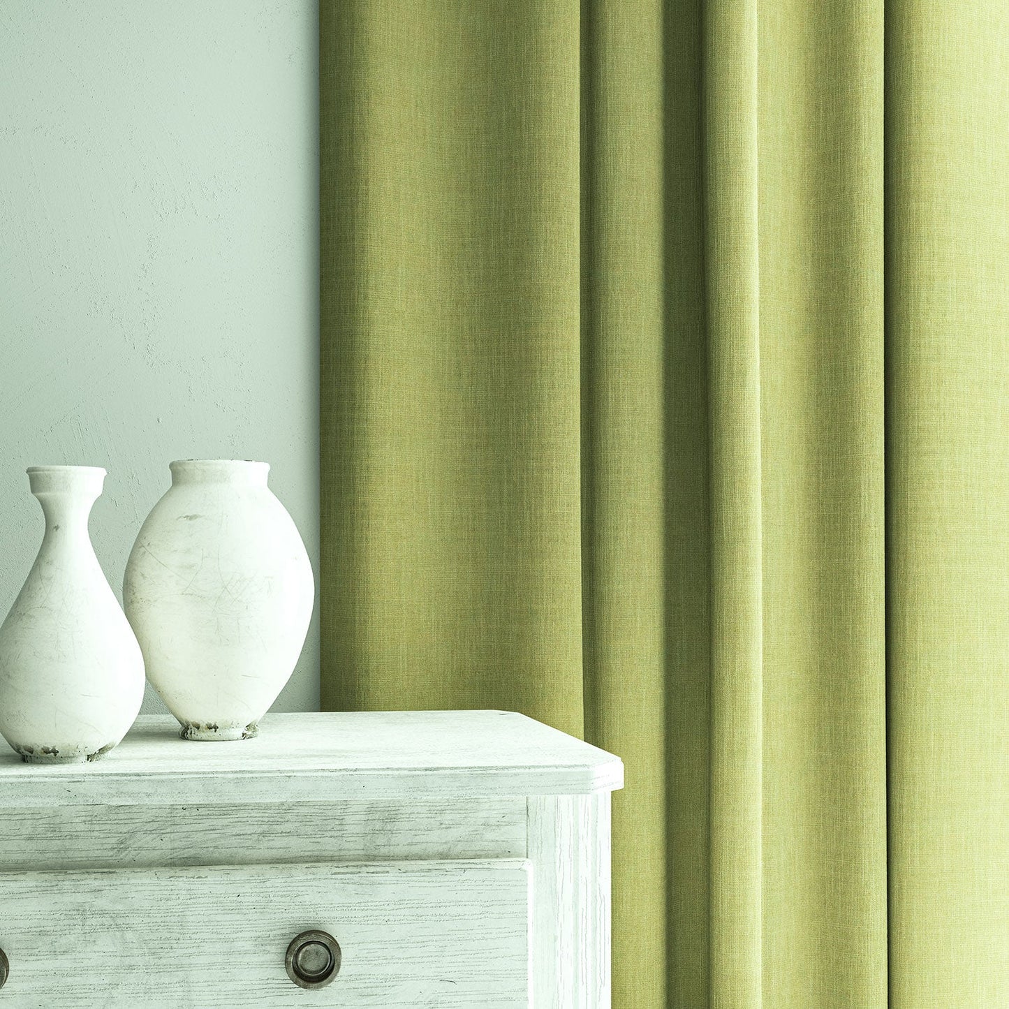 Linwood Pluto Matcha FR Made to Measure Curtains