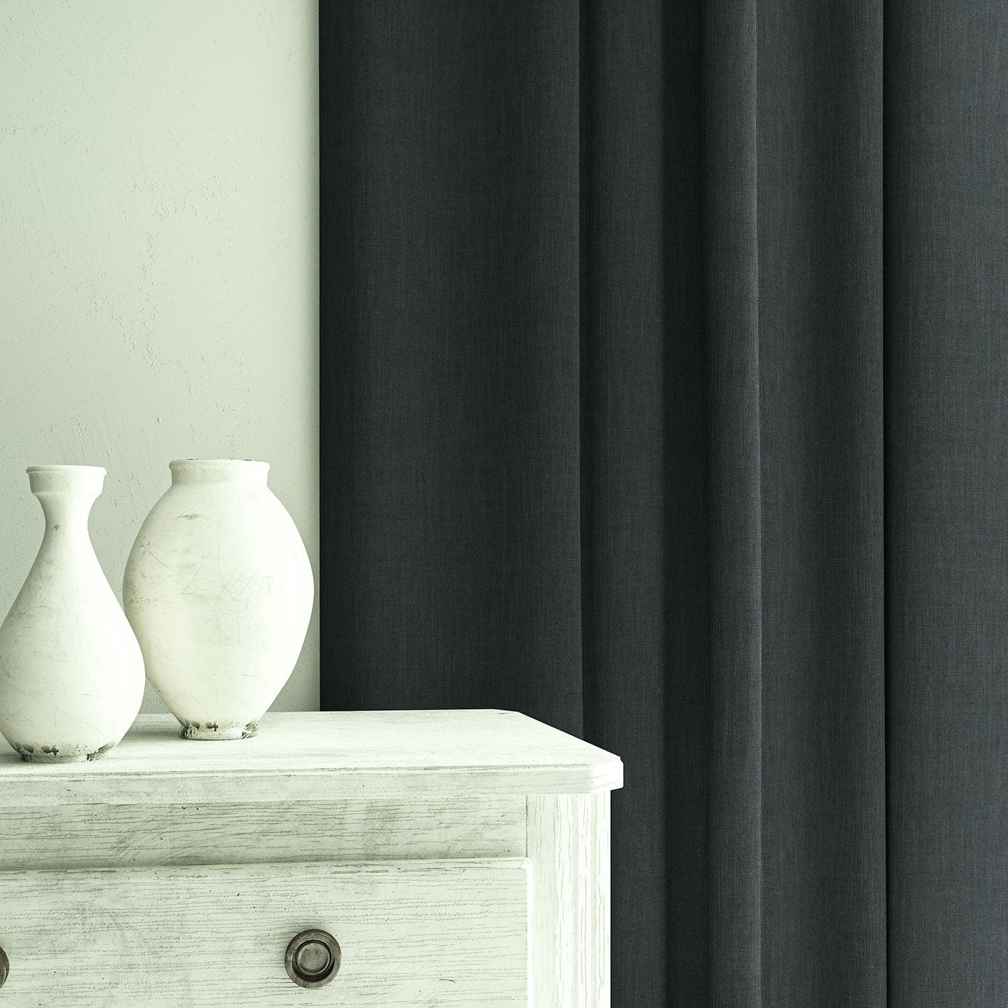 Linwood Pluto Midnight FR Made to Measure Curtains
