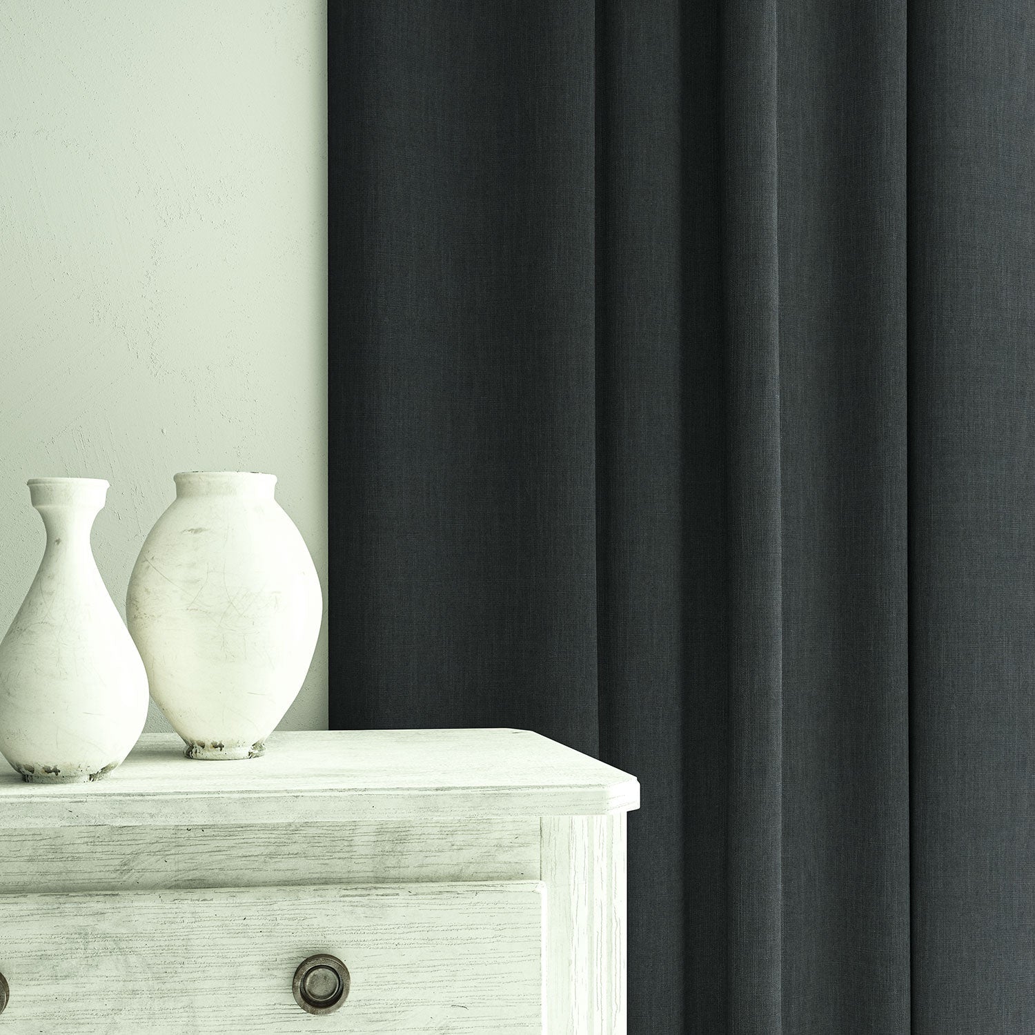 Linwood Pluto Midnight FR Made to Measure Curtains