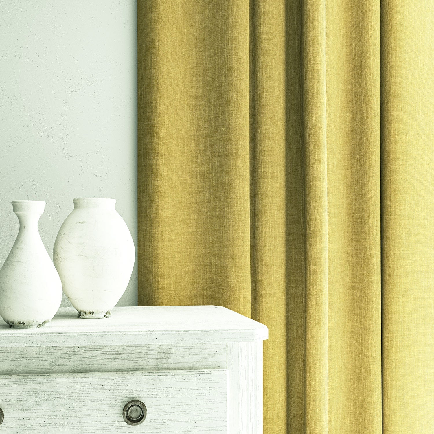 Linwood Pluto Mimosa FR Made to Measure Curtains