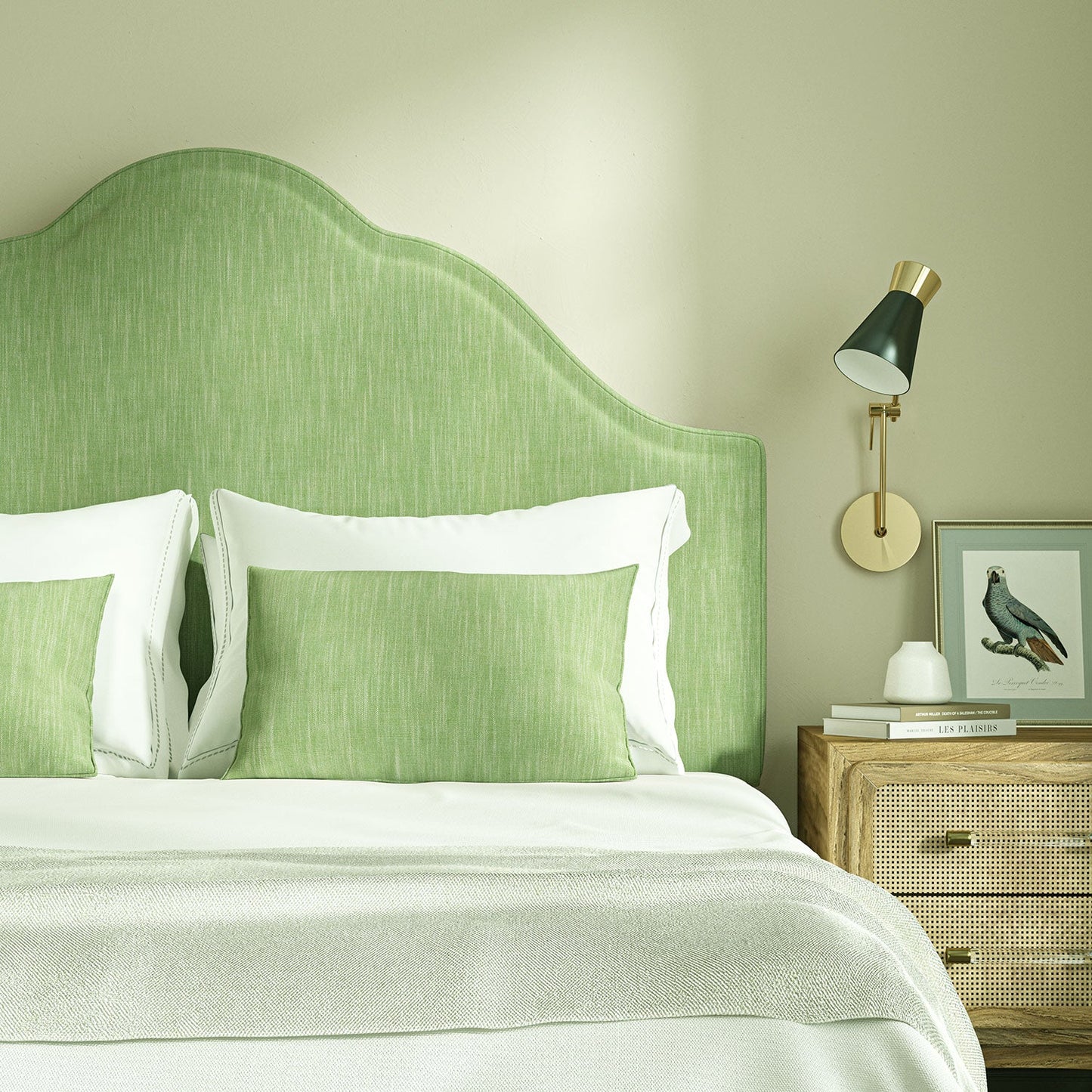 Linwood Pluto Mint Cream FR Made to Measure Curtains