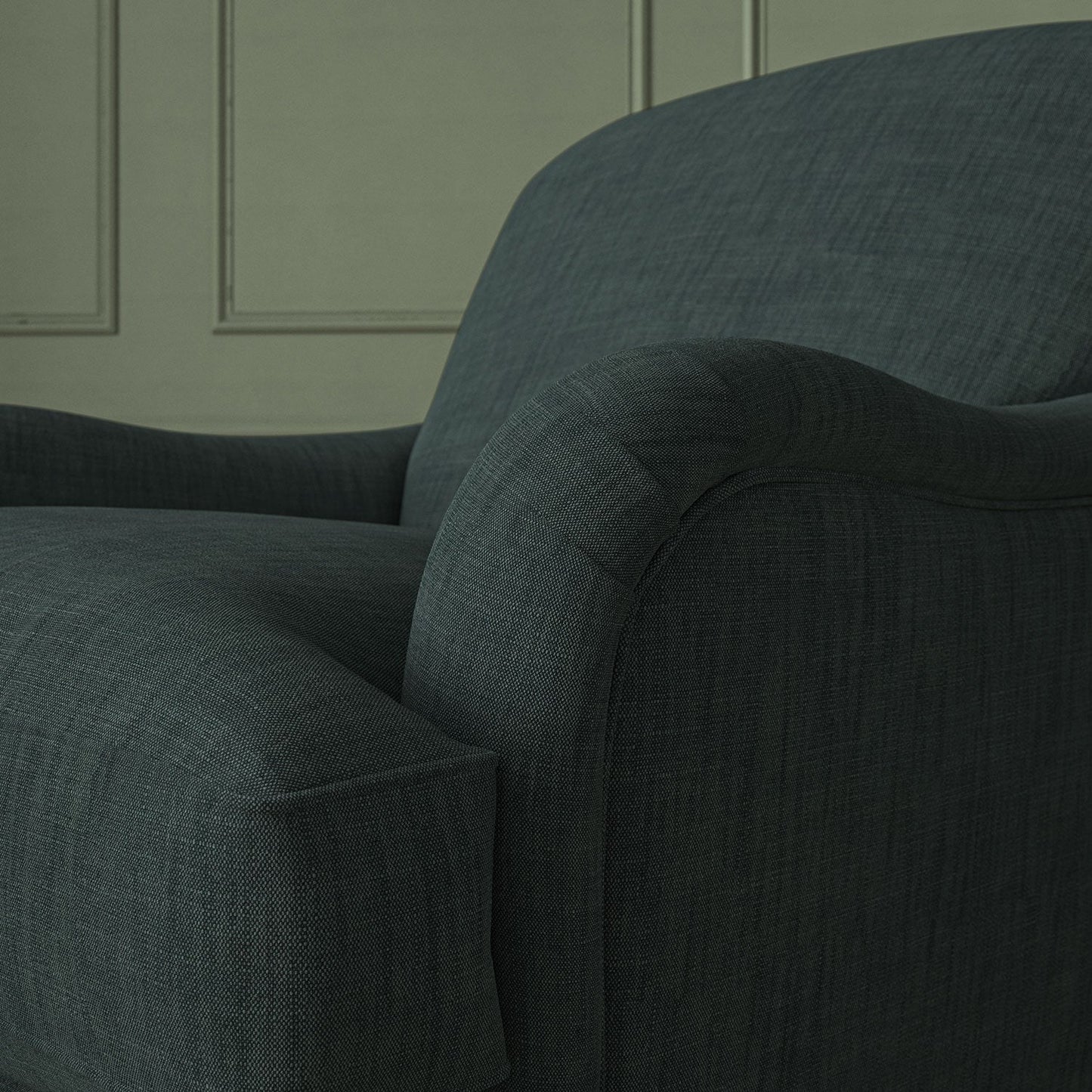 Linwood Pluto Navy FR Made to Measure Curtains