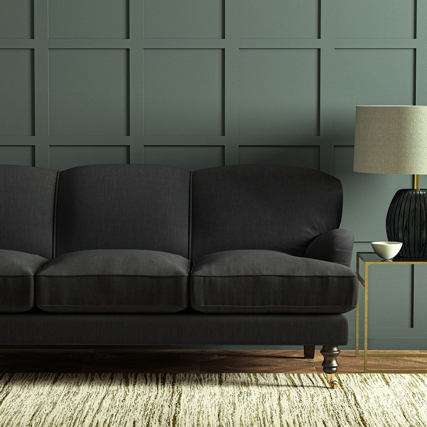 Linwood Pluto Noir FR Made to Measure Curtains