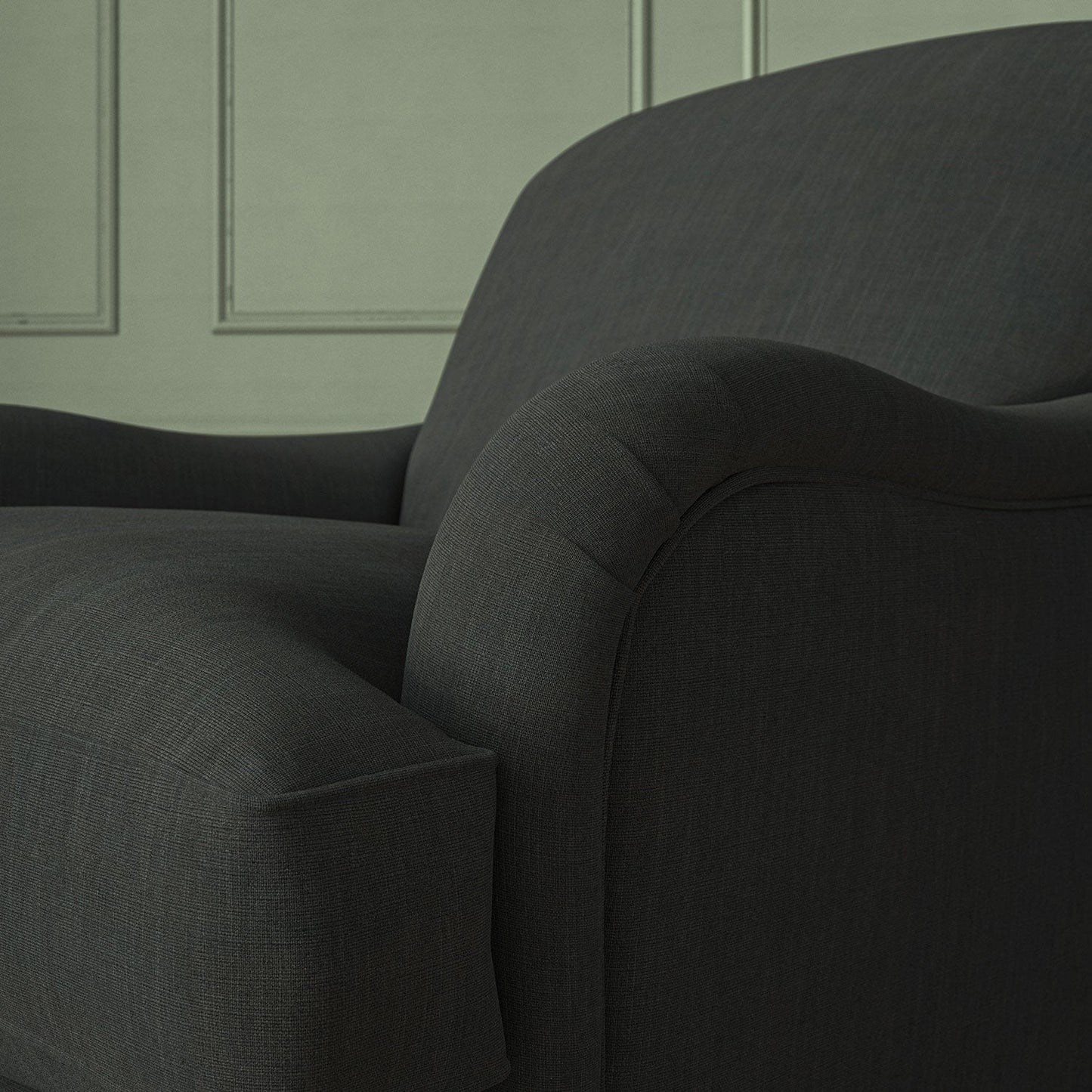 Linwood Pluto Noir FR Made to Measure Curtains