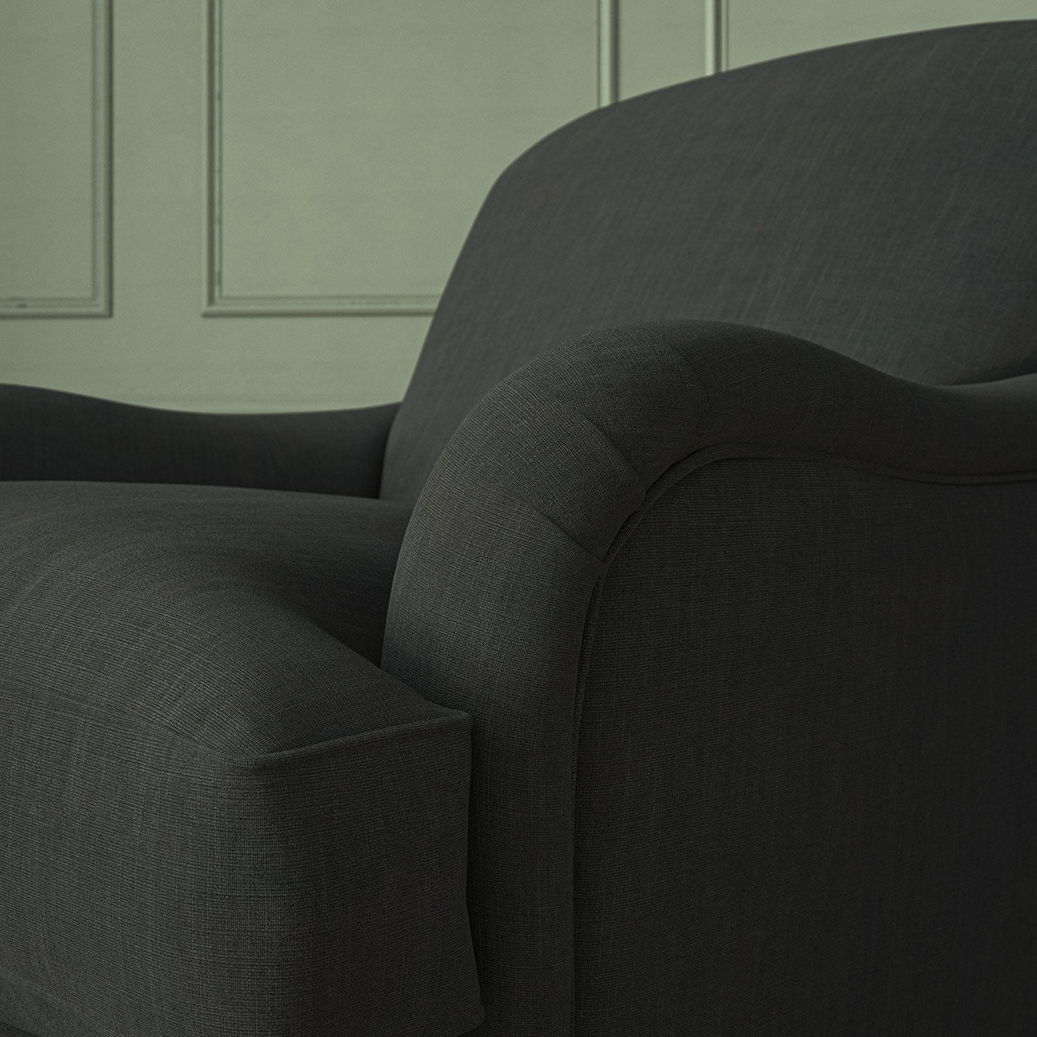 Linwood Pluto Noir FR Made to Measure Curtains
