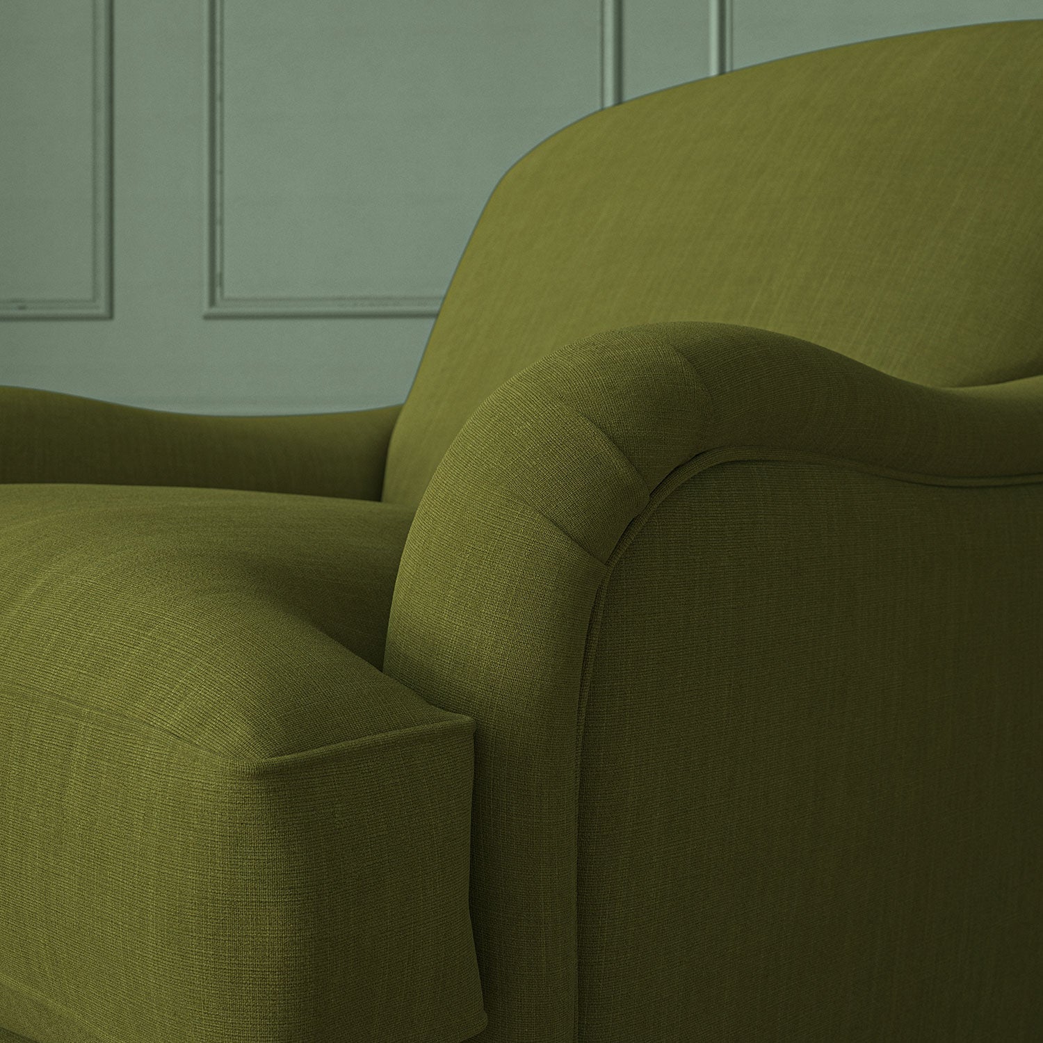 Linwood Pluto Olive FR Made to Measure Curtains