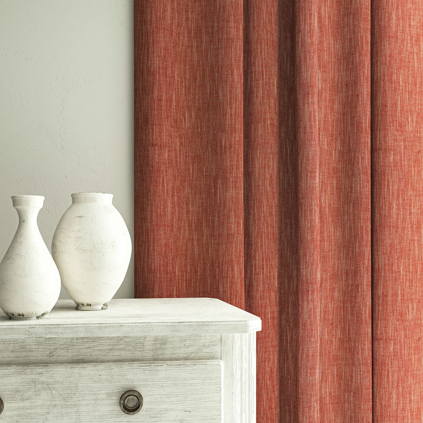 Linwood Pluto Salmon FR Made to Measure Curtains
