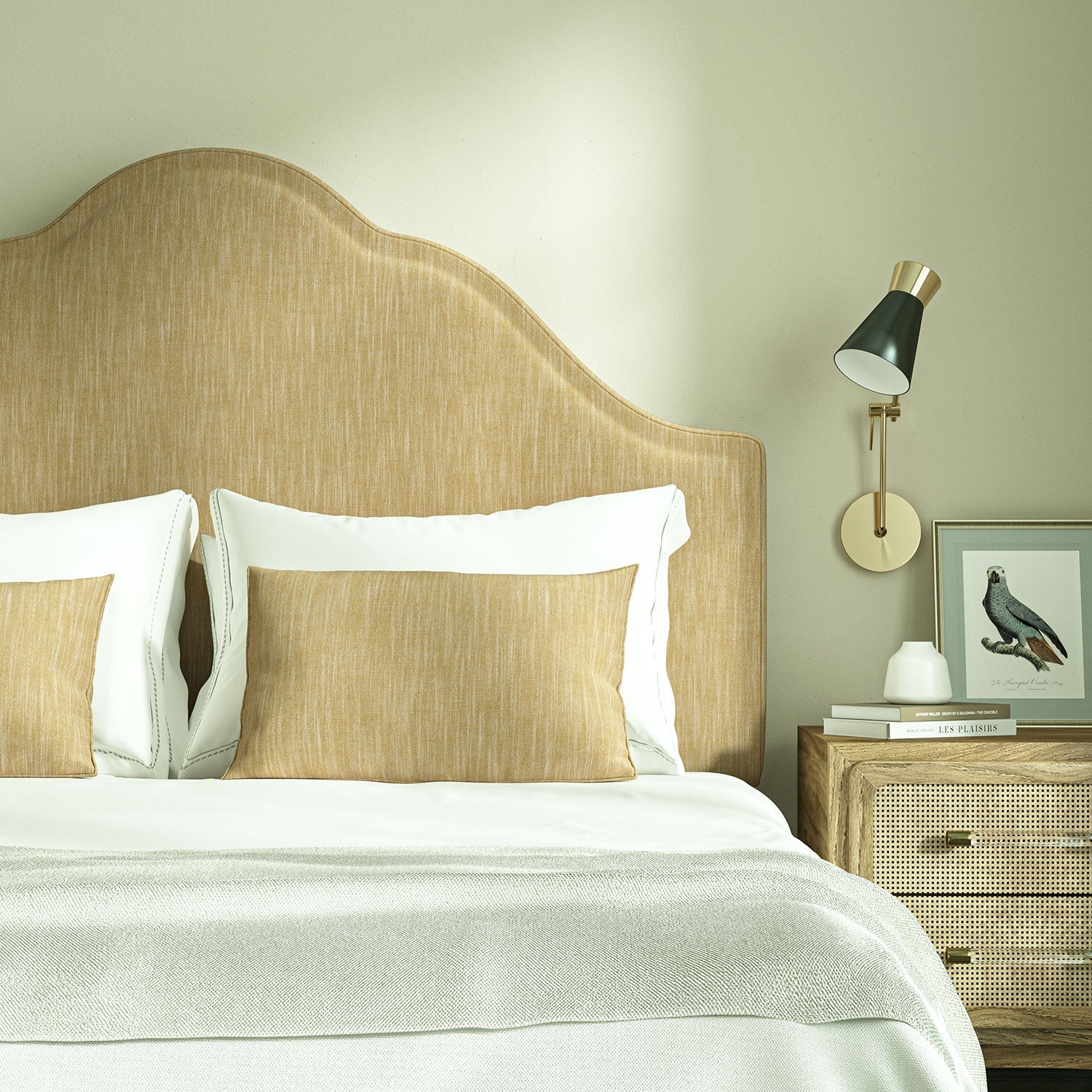 Linwood Pluto Tan FR Made to Measure Curtains