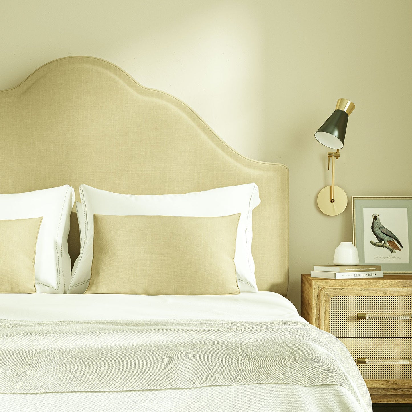 Linwood Pluto Yorkstone FR Made to Measure Curtains