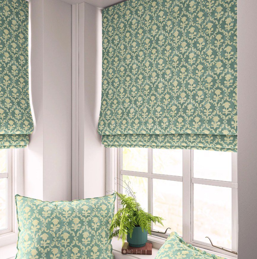 Pool - Hinako, Maru Collection by Linwood - Roman Blinds