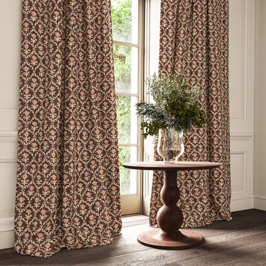 Prune - Hinako, Maru Collection by Linwood - curtains