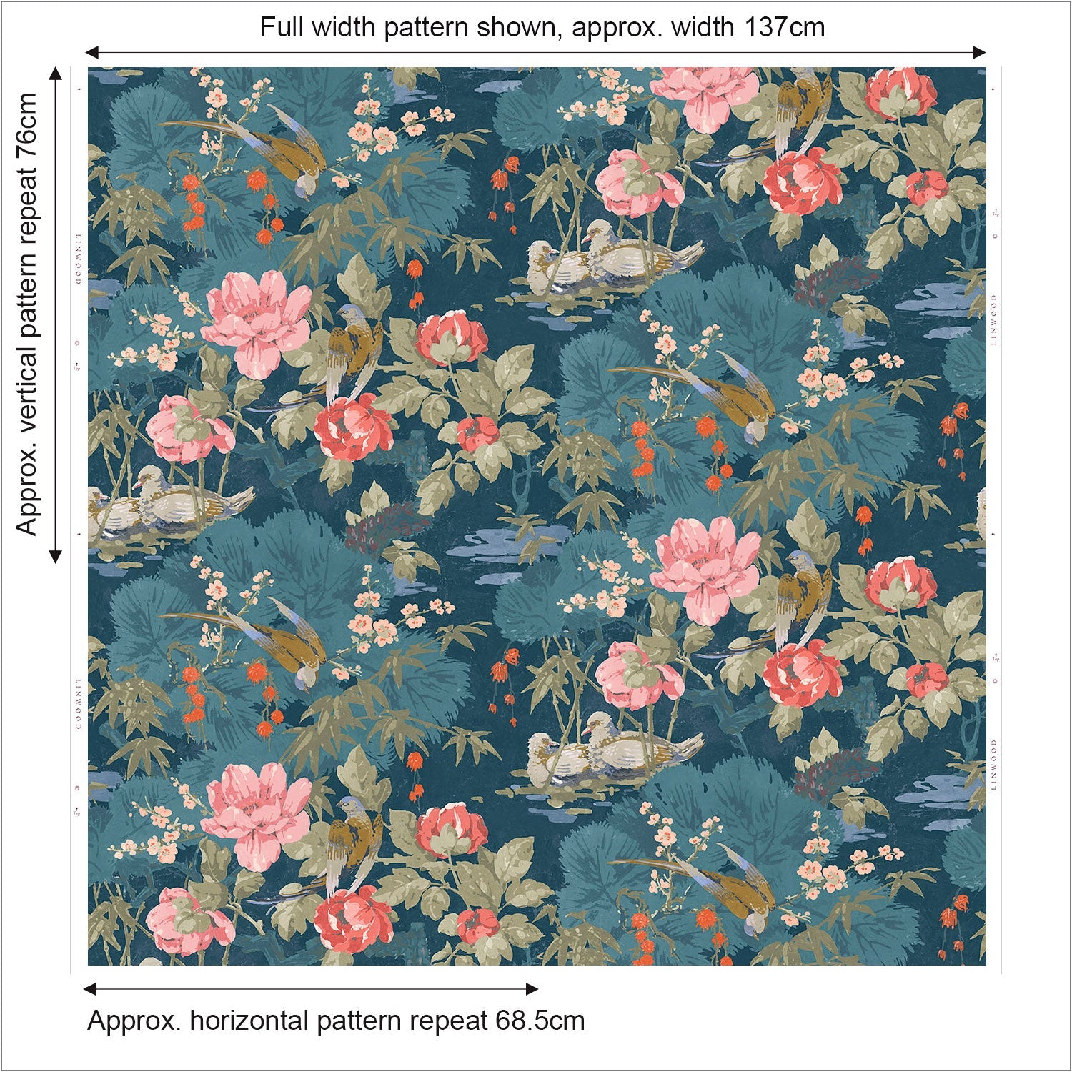 Linwood On The River Marine FR Made to Measure Curtains