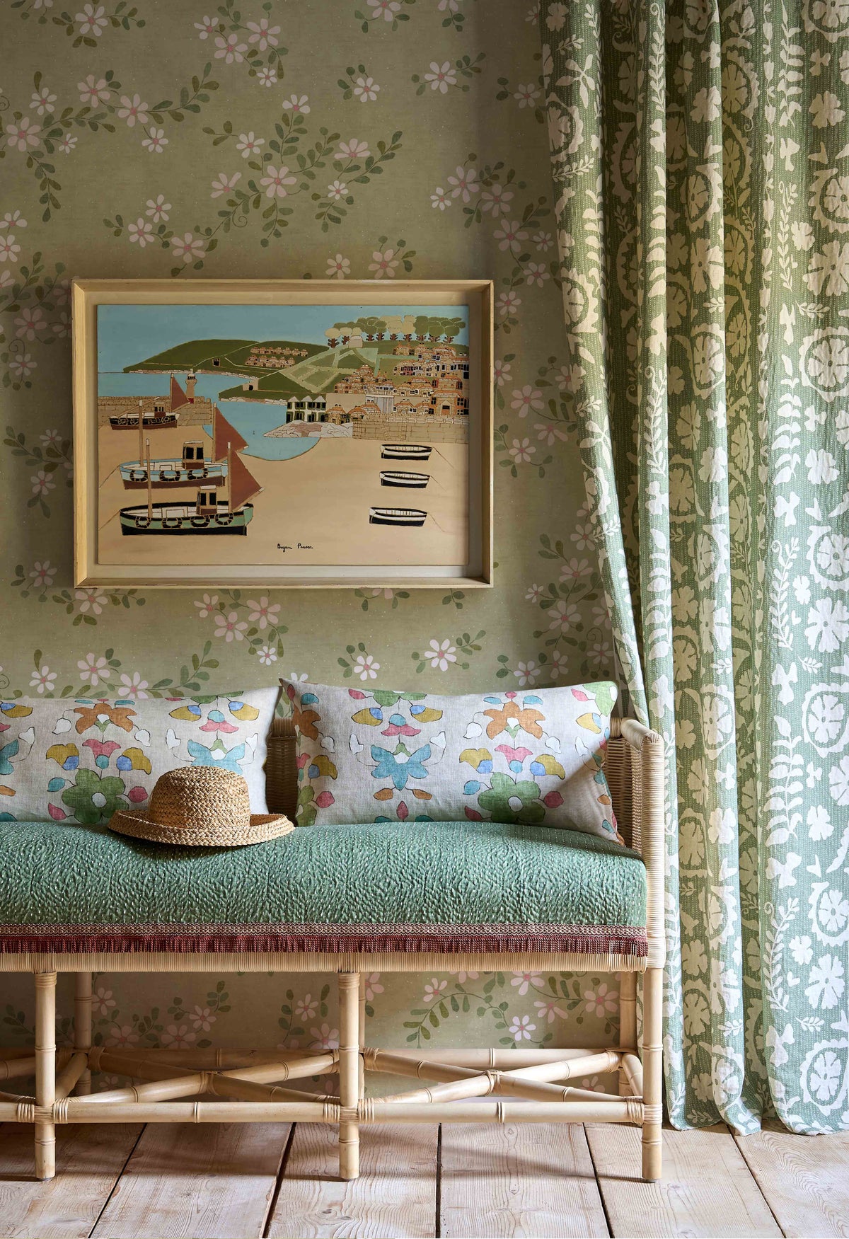 Lewis & Wood Rosetta Fern Made to Measure Roman Blinds – lifestyle photograph