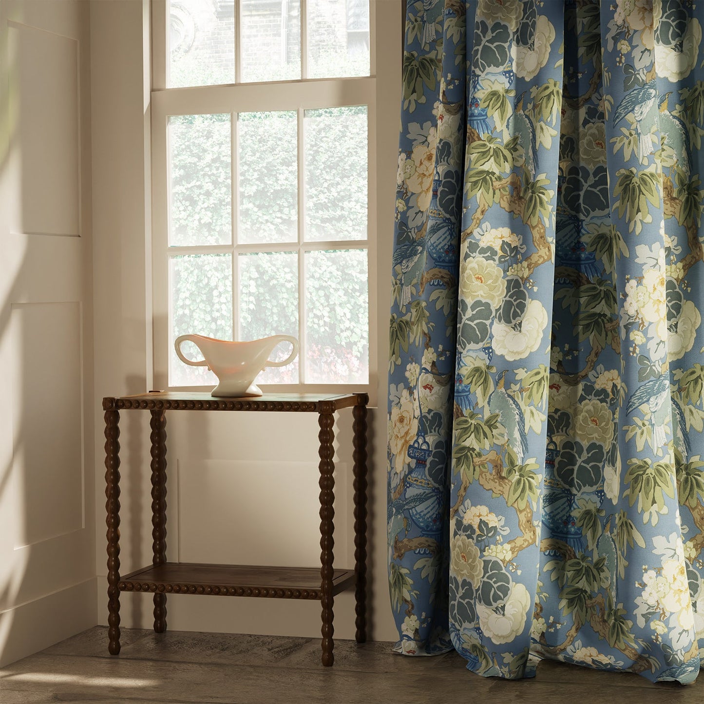 Linwood The Royal Garden Cornflower Made to Measure Curtains