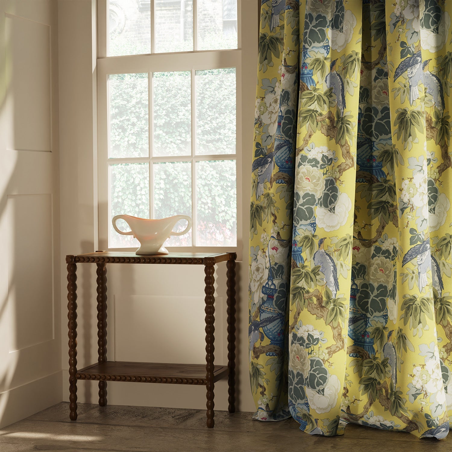 Linwood The Royal Garden Sorbet FR Made to Measure Curtains