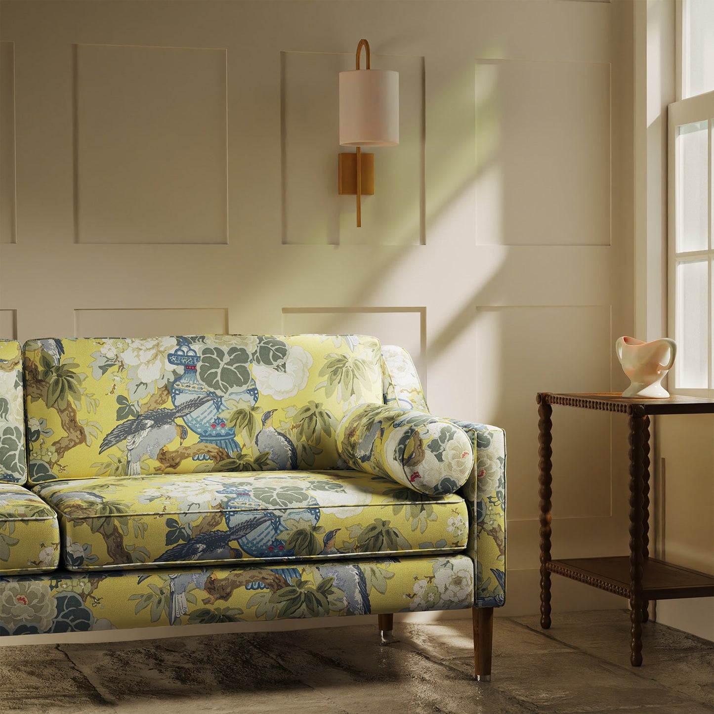 Linwood The Royal Garden Sorbet Made to Measure Curtains