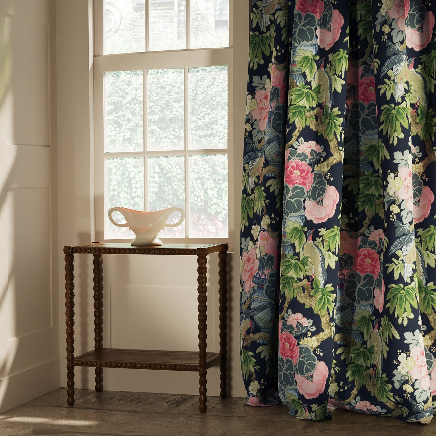 Linwood The Royal Garden Twilight Made to Measure Curtains