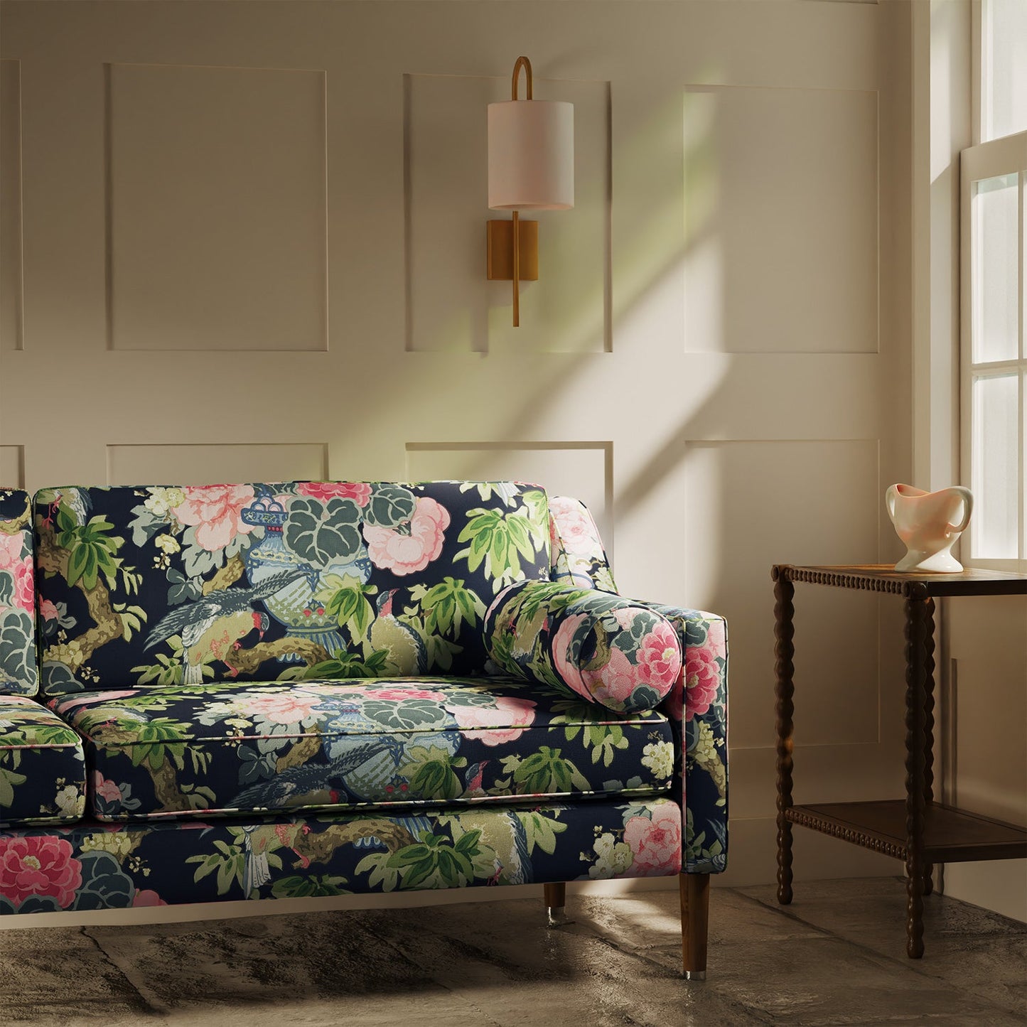 Linwood The Royal Garden Twilight Made to Measure Curtains
