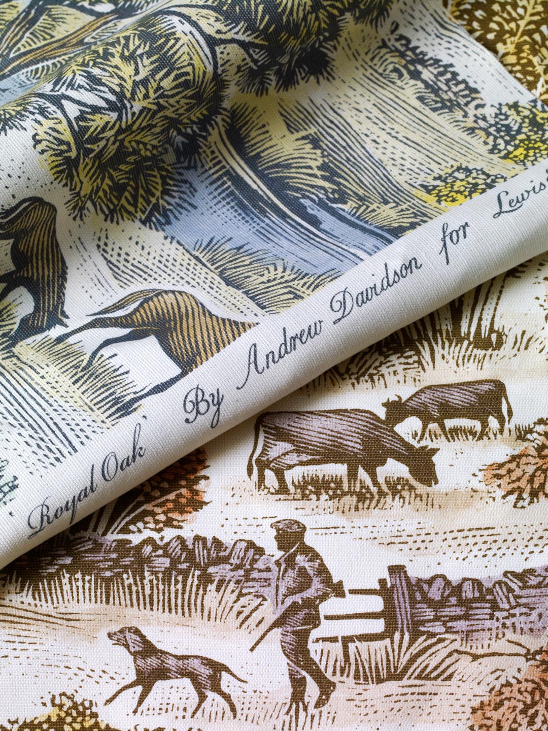 Lewis & Wood Royal Oak Spring Made to Measure Curtains – lifestyle photograph