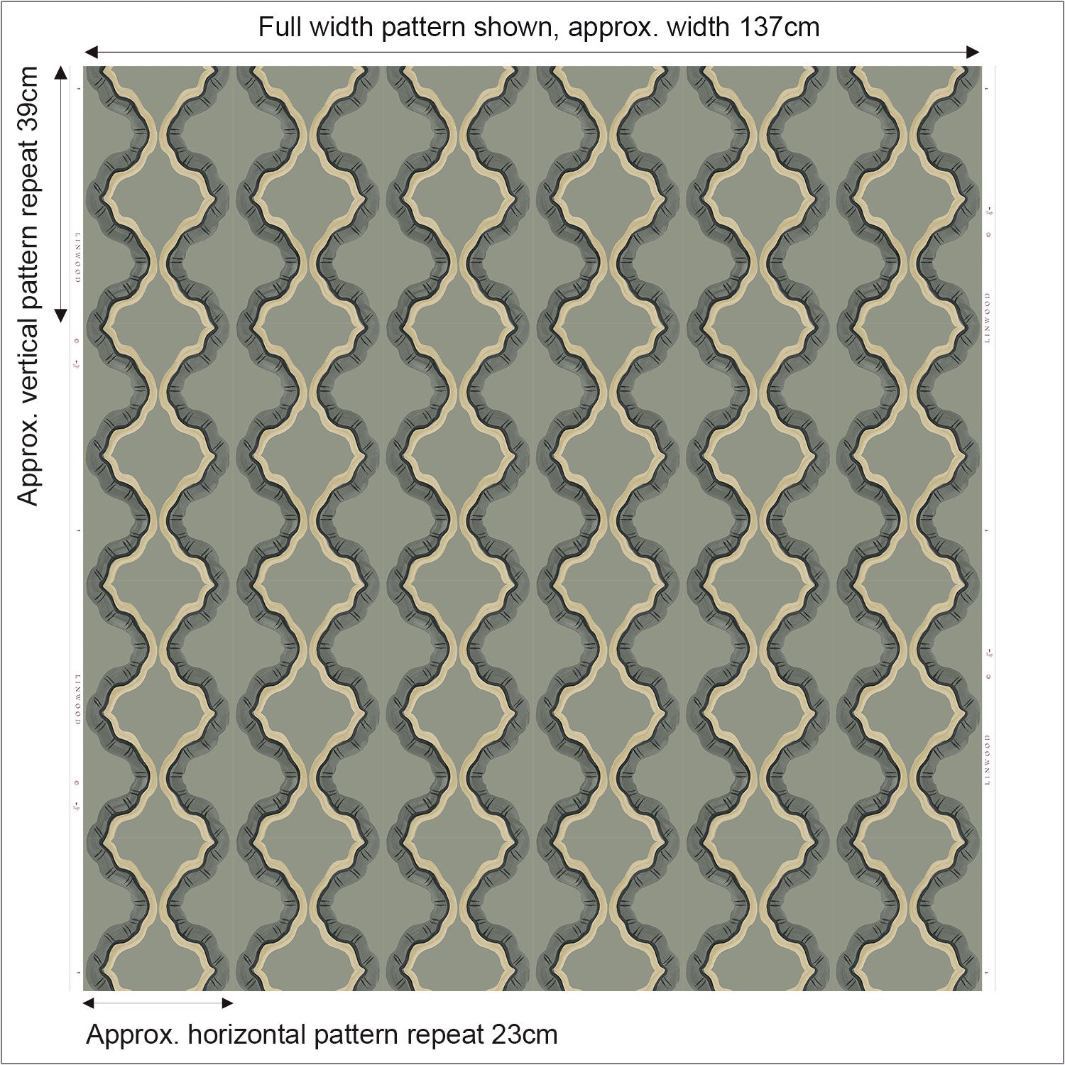 Linwood Ruffled Chateau FR Made to Measure Curtains