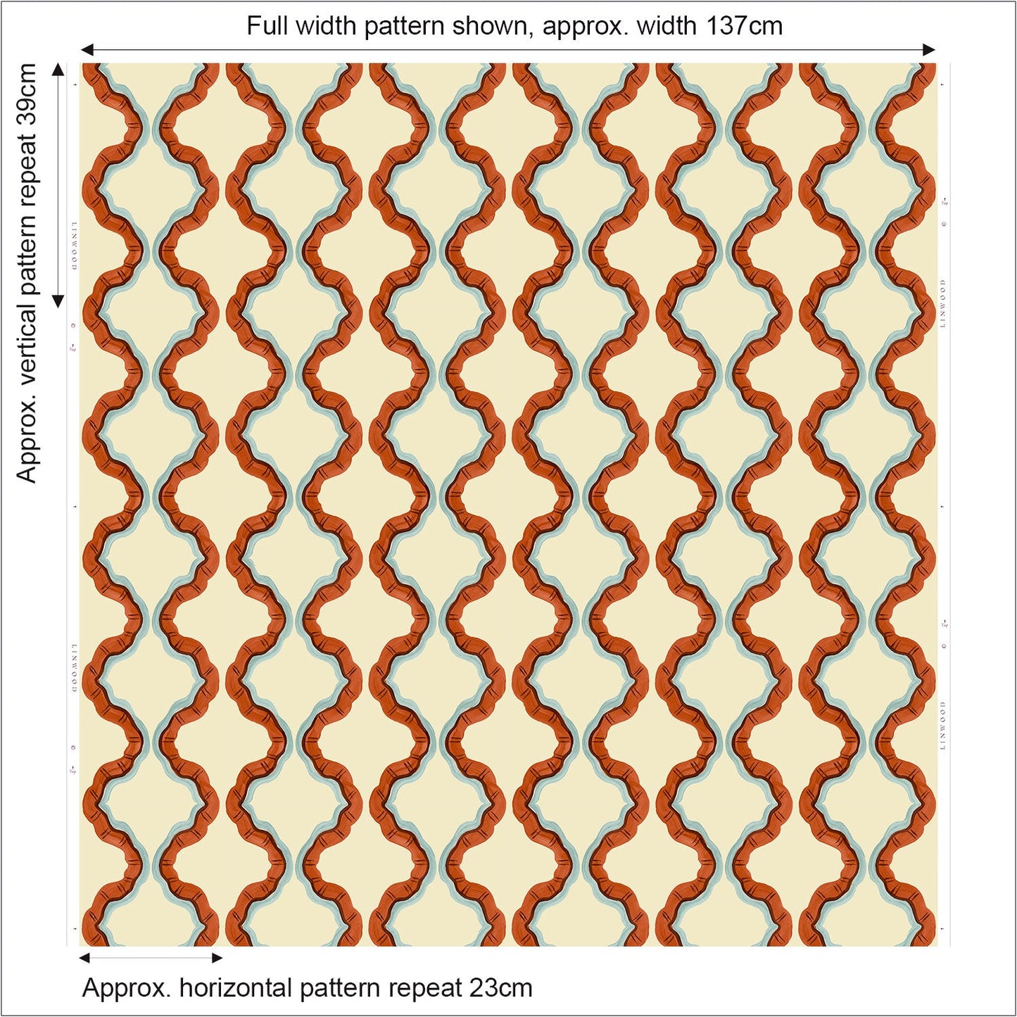 Linwood Ruffled Cortona Made to Measure Curtains