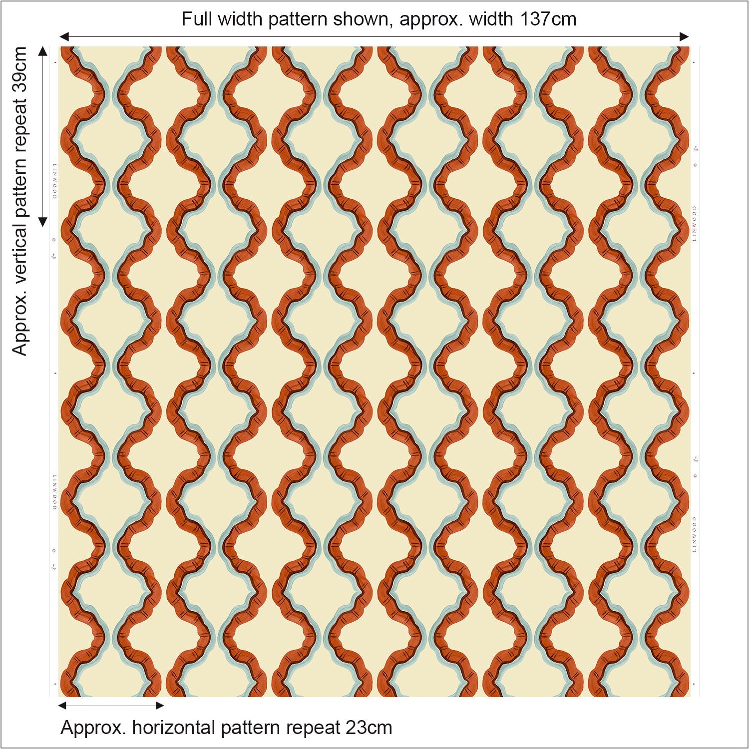 Linwood Ruffled Cortona Made to Measure Curtains