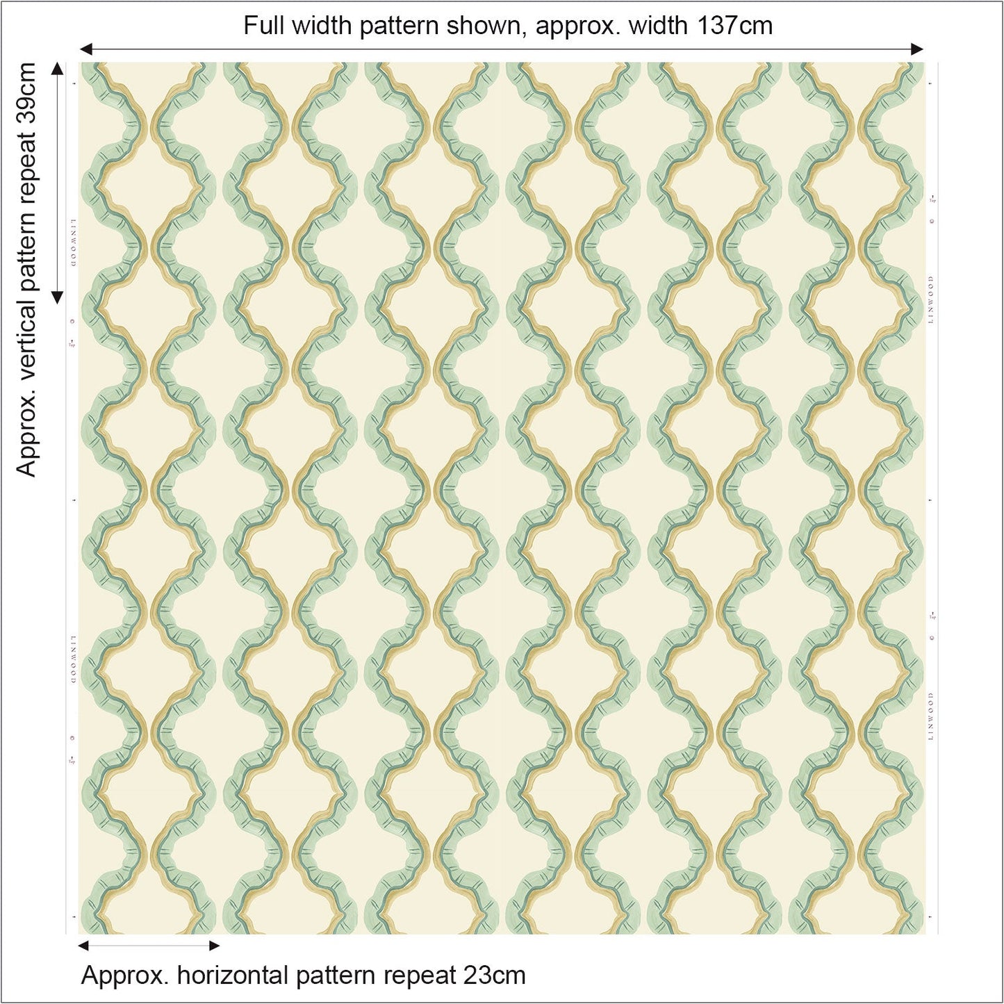 Linwood Ruffled Maldives Made to Measure Curtains