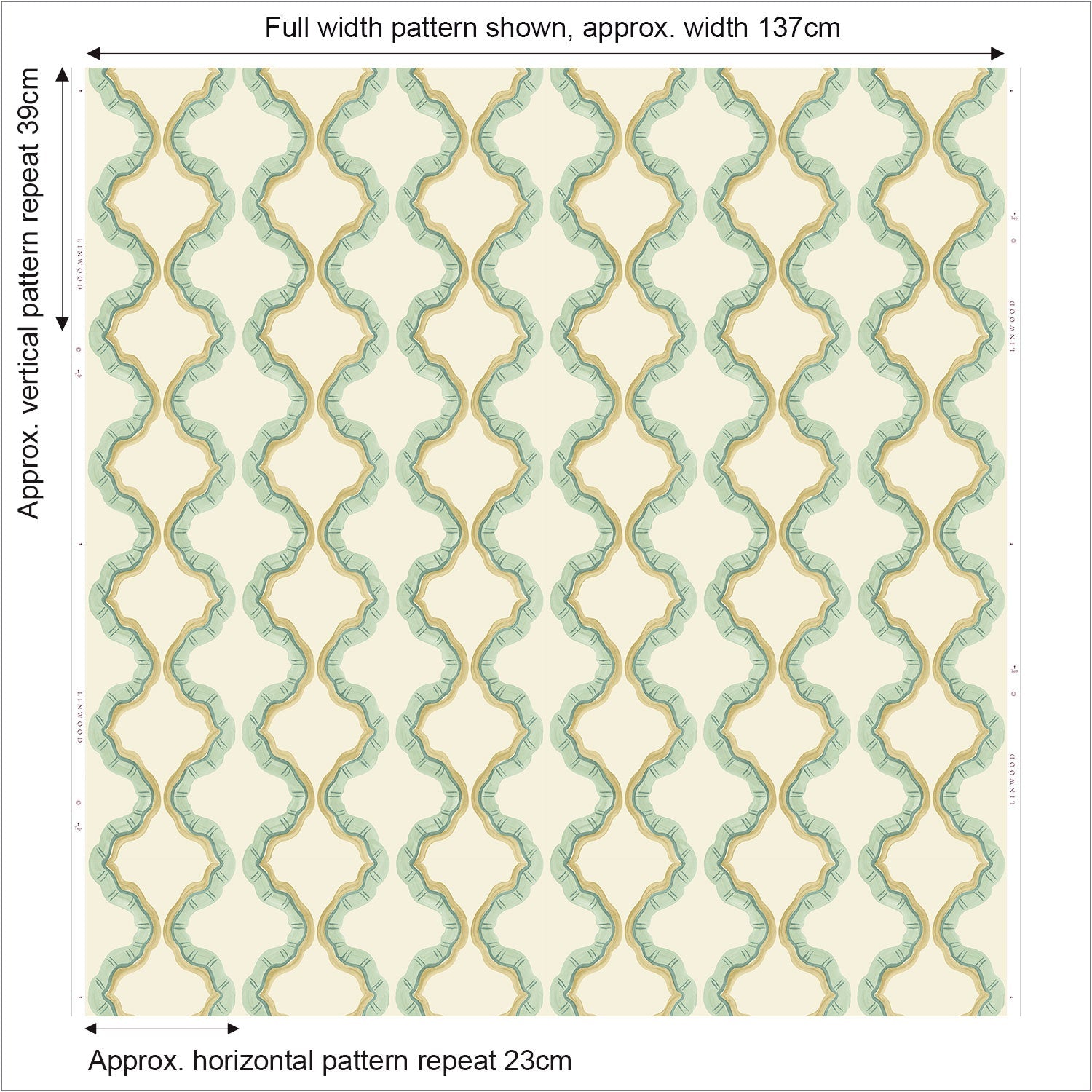 Linwood Ruffled Maldives Made to Measure Curtains