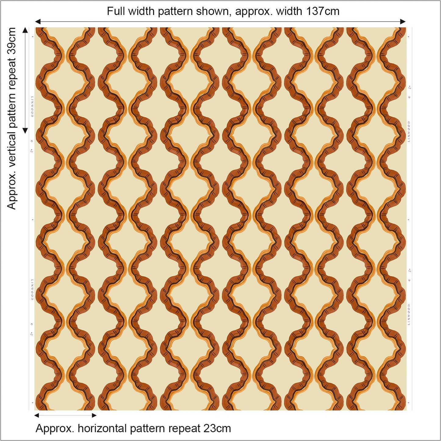 Linwood Ruffled Mojave Made to Measure Curtains
