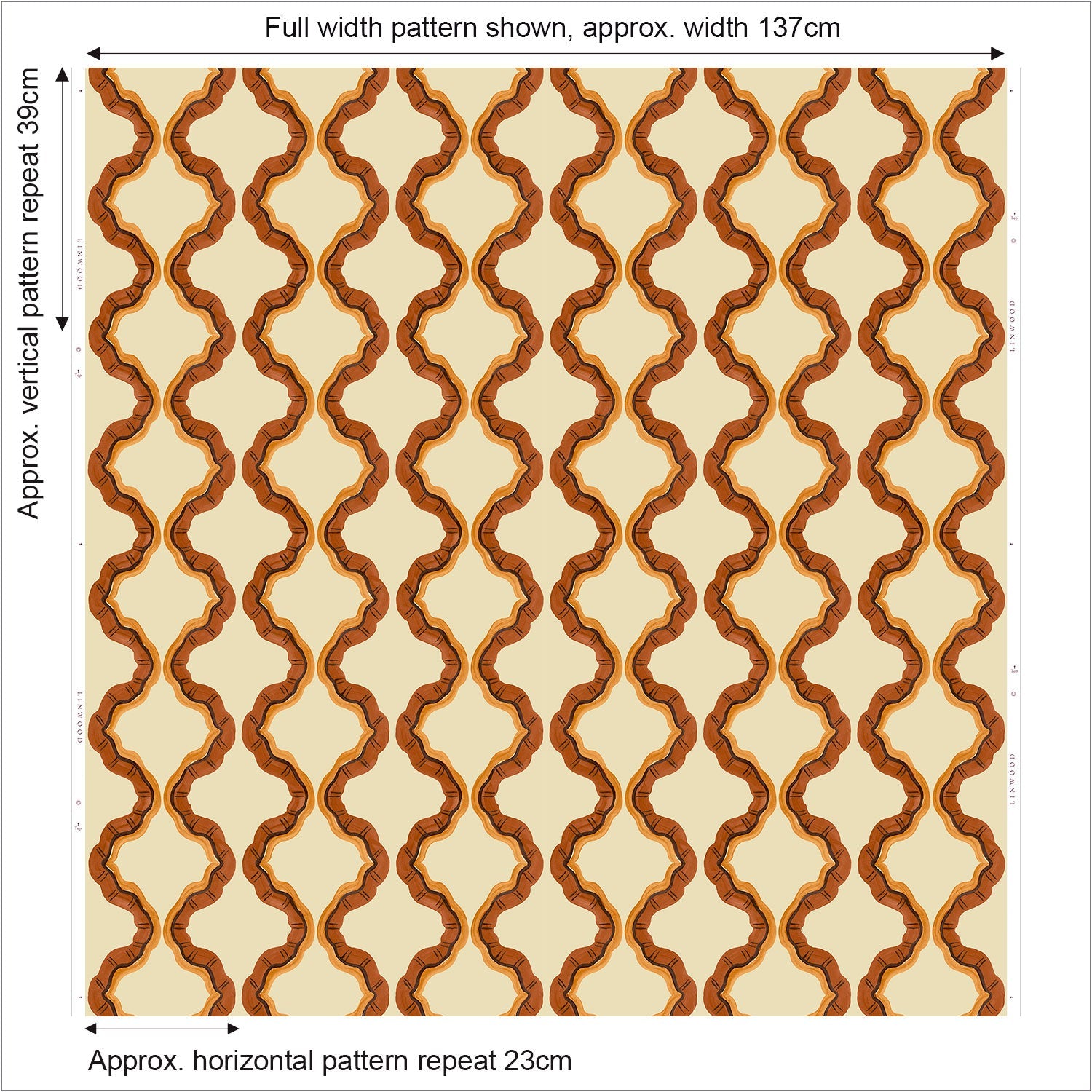 Linwood Ruffled Mojave Made to Measure Curtains