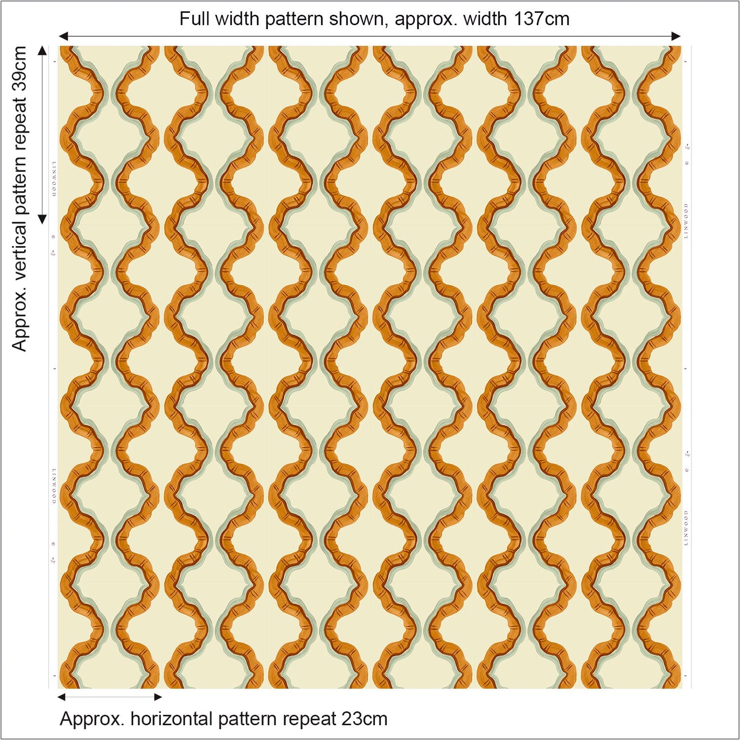 Linwood Ruffled Petra Made to Measure Curtains