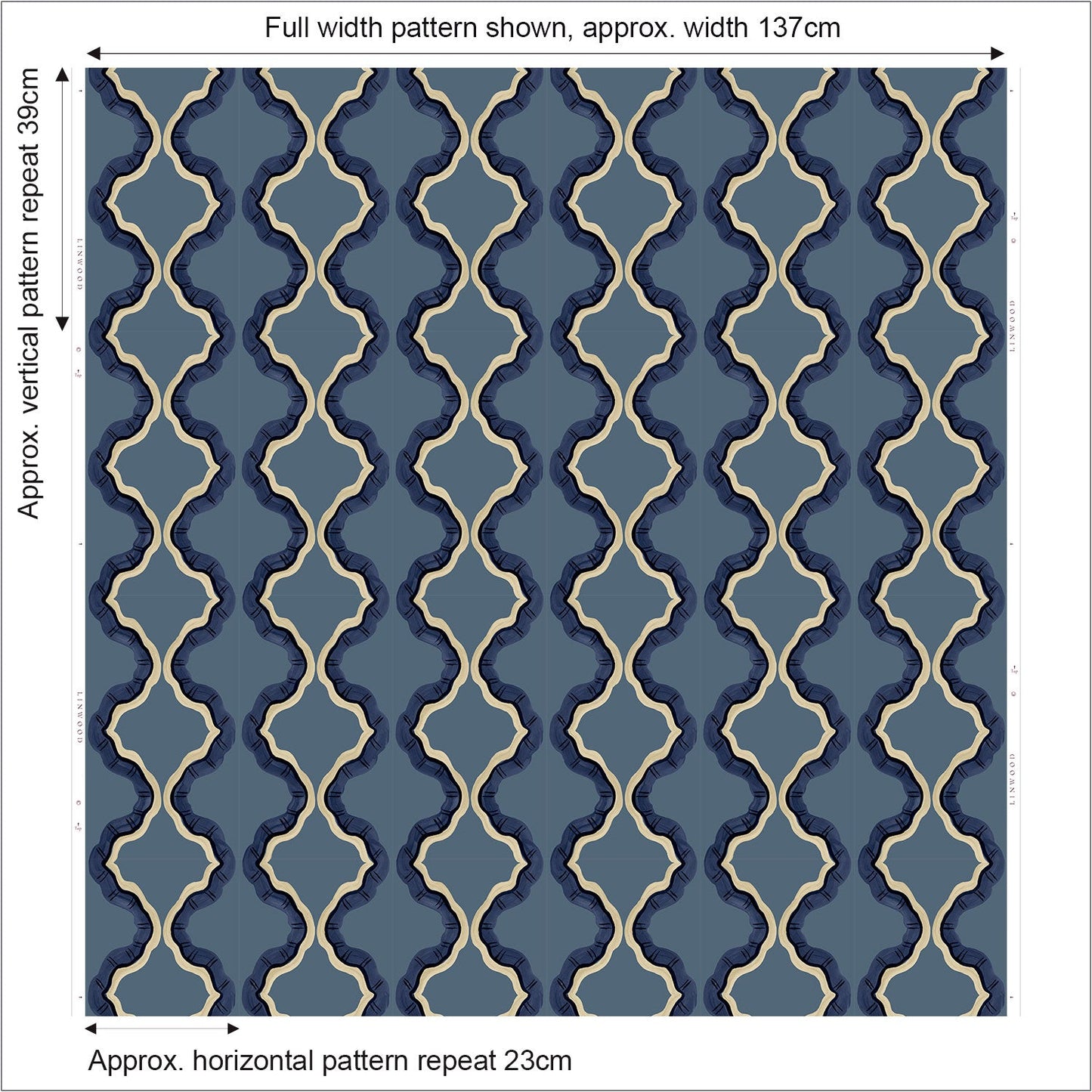 Linwood Ruffled Portofino Made to Measure Curtains