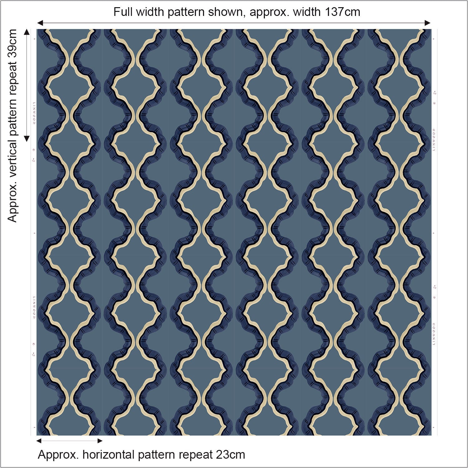 Linwood Ruffled Portofino Made to Measure Curtains