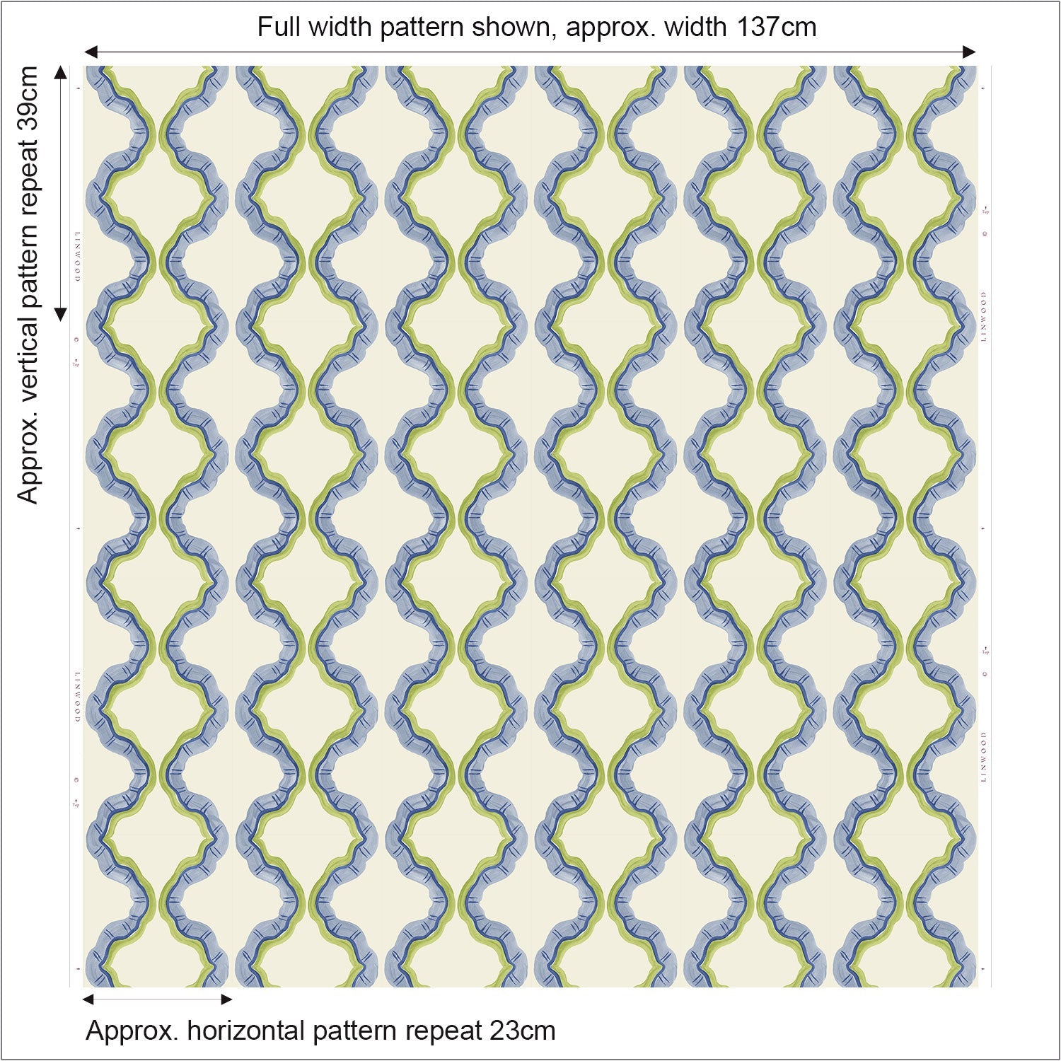 Linwood Ruffled Vienna FR Made to Measure Curtains