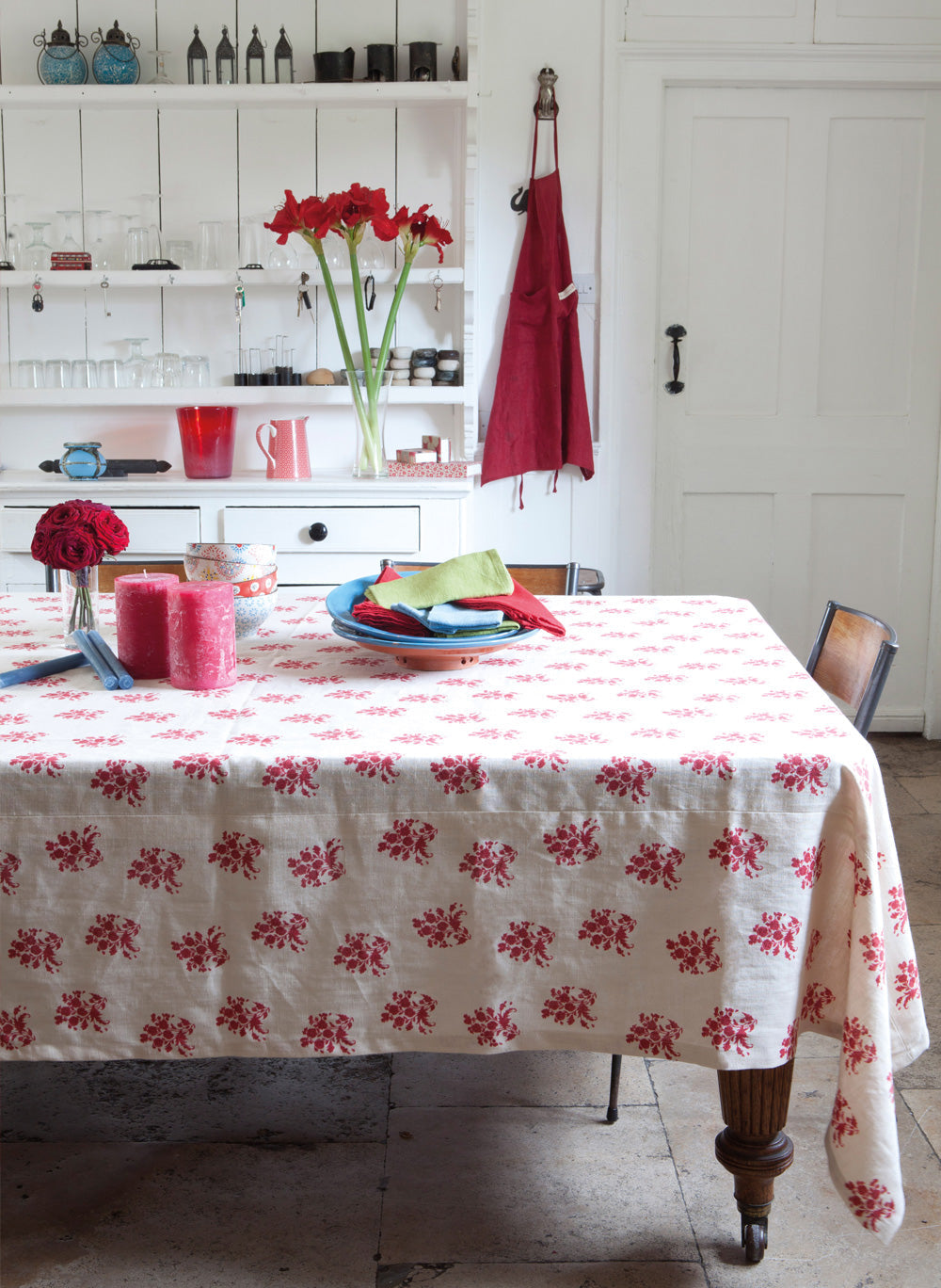 Kate Forman Agnes Red Made to Measure Curtains – image 3