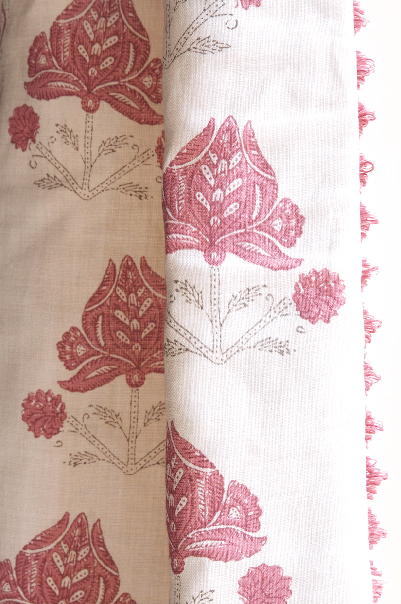 Kate Forman Malika Red Made to Measure Curtains – image 3