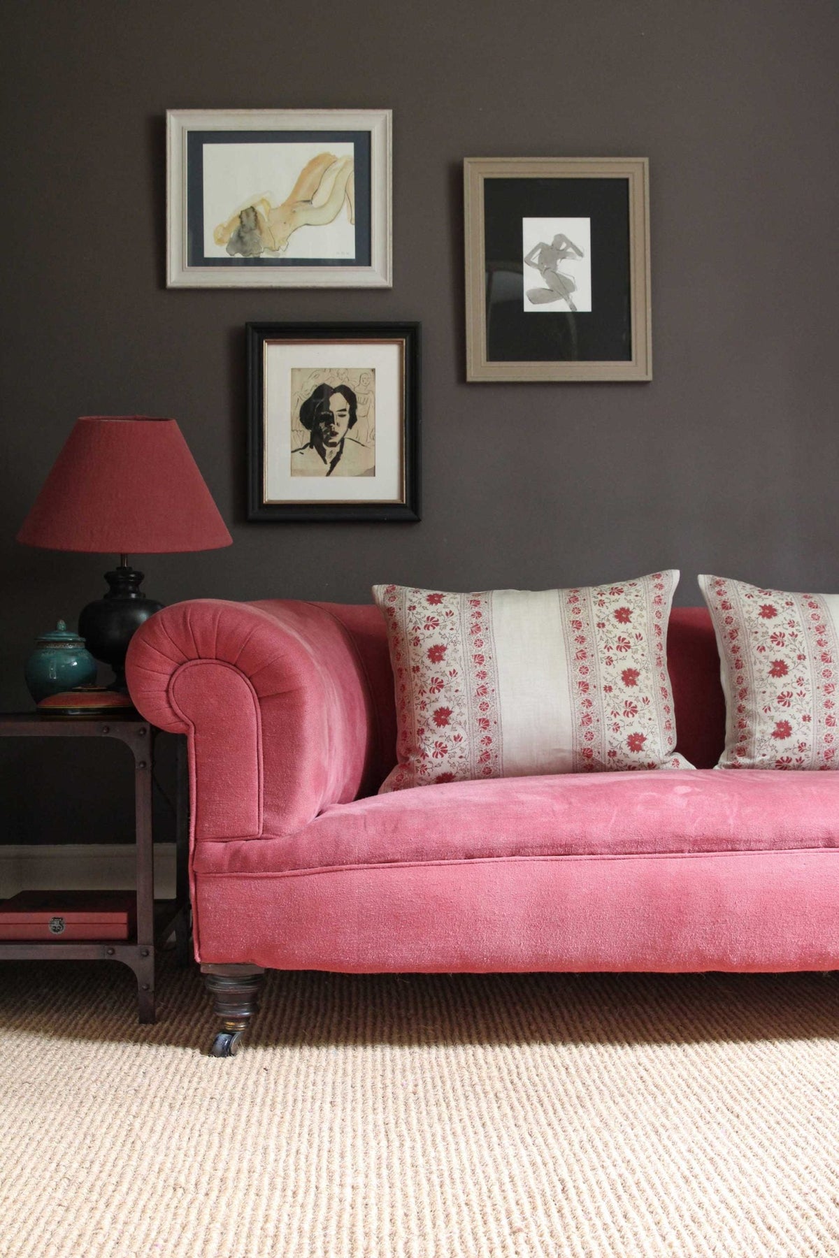 Kate Forman Freya Red Made to Measure Curtains – image 2