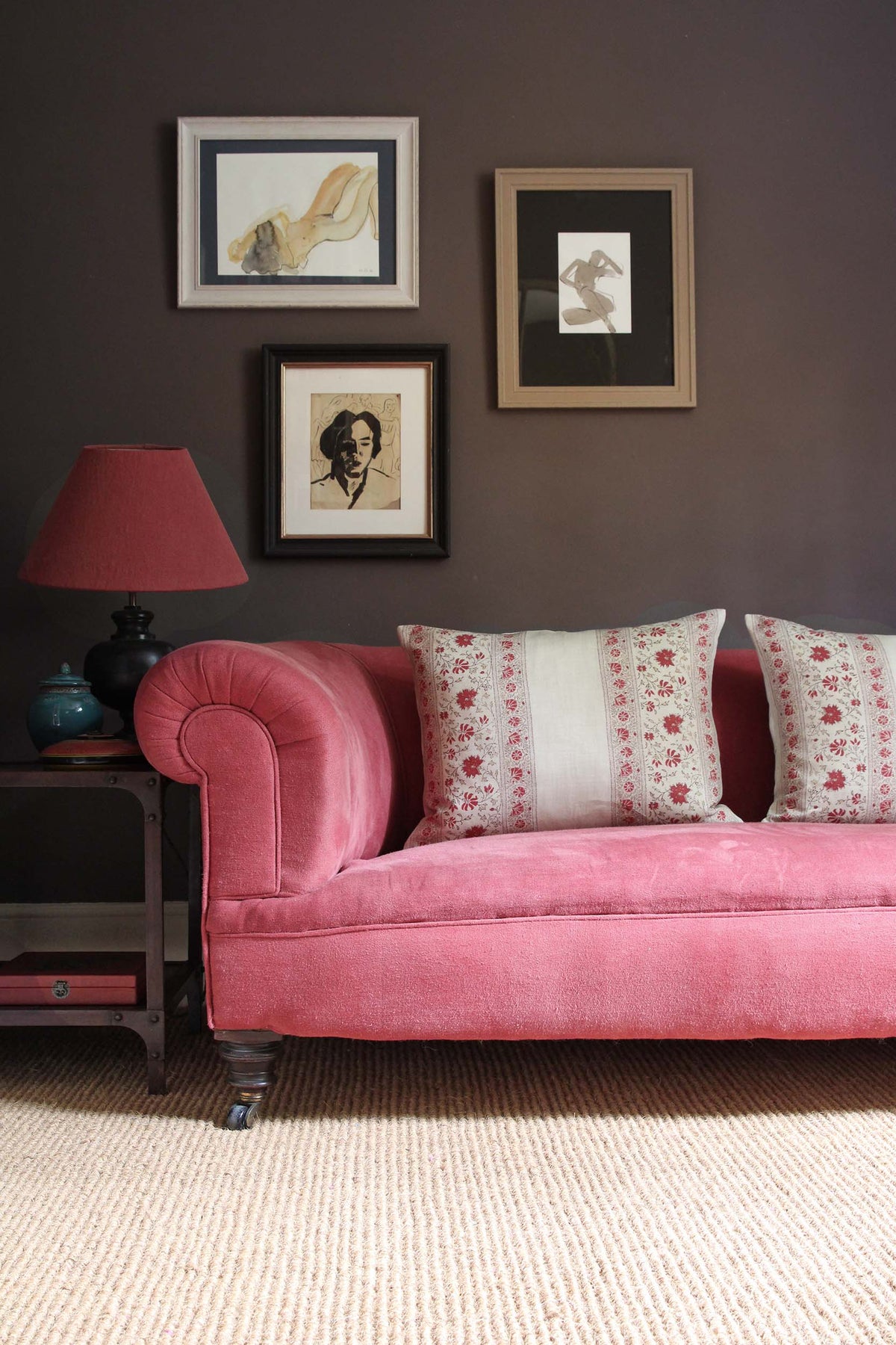 Kate Forman Stonewash Red Made to Measure Curtains – image 2
