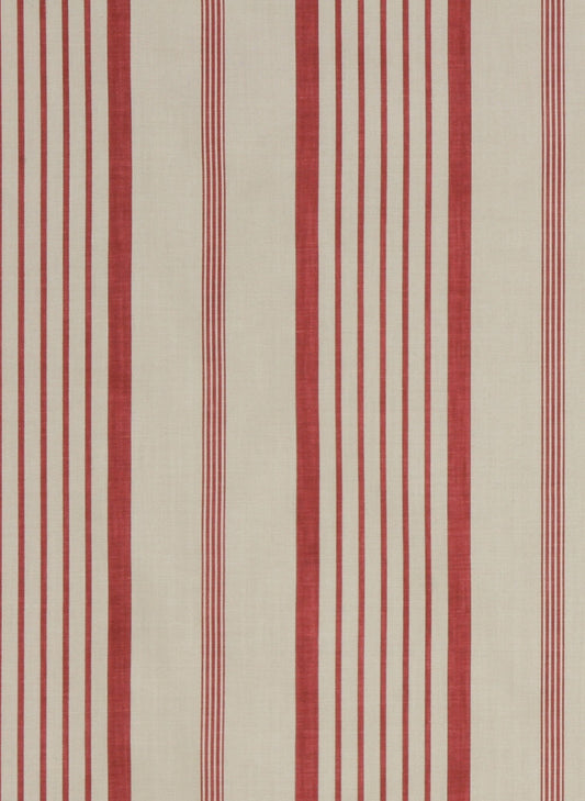Kate Forman Red Ticking Made to Measure Curtains