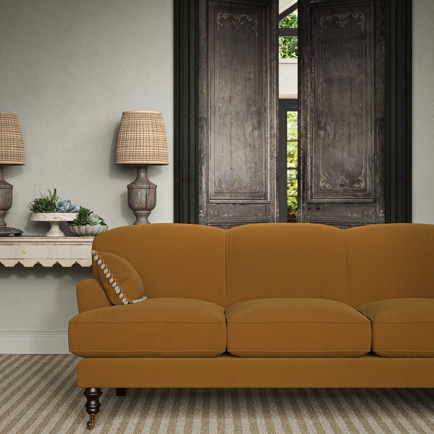 Linwood Romney Honeycomb FR Made to Measure Curtains