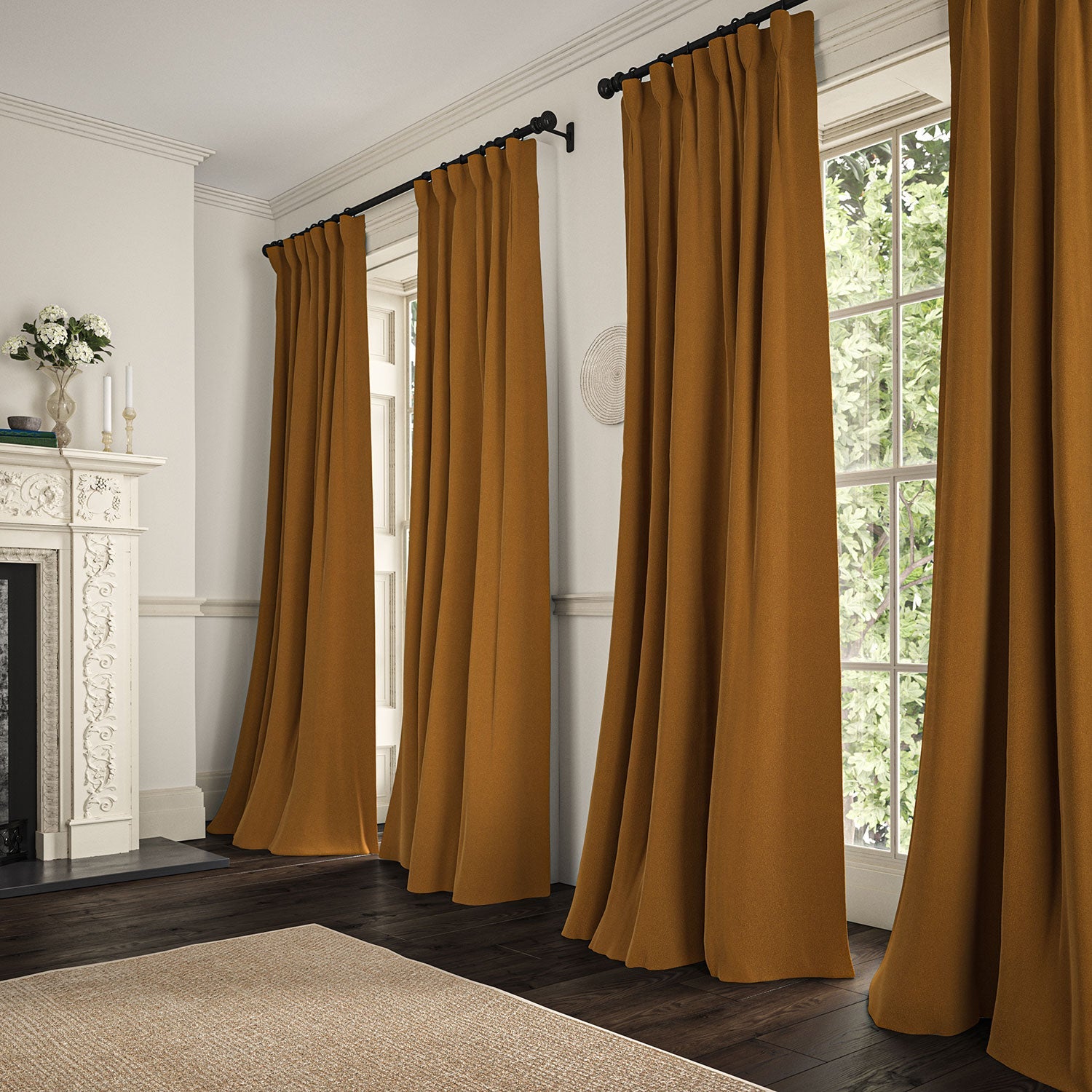 Linwood Romney Honeycomb FR Made to Measure Curtains