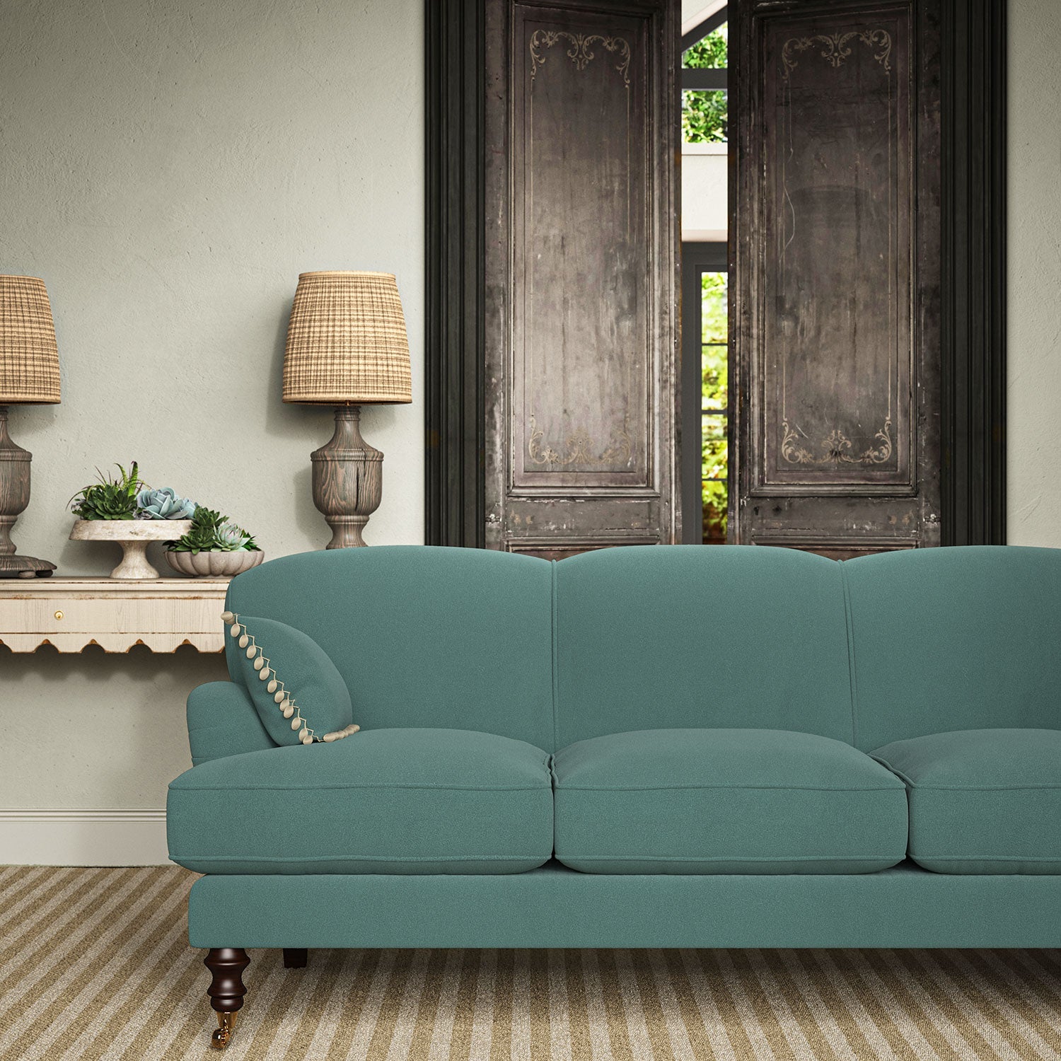 Linwood Romney Lago FR Made to Measure Curtains
