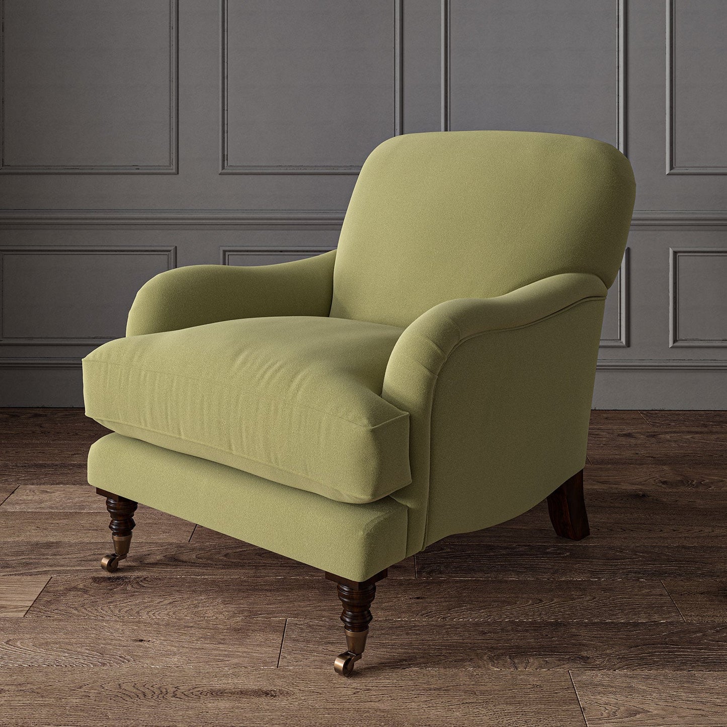 Linwood Romney Matcha FR Made to Measure Curtains