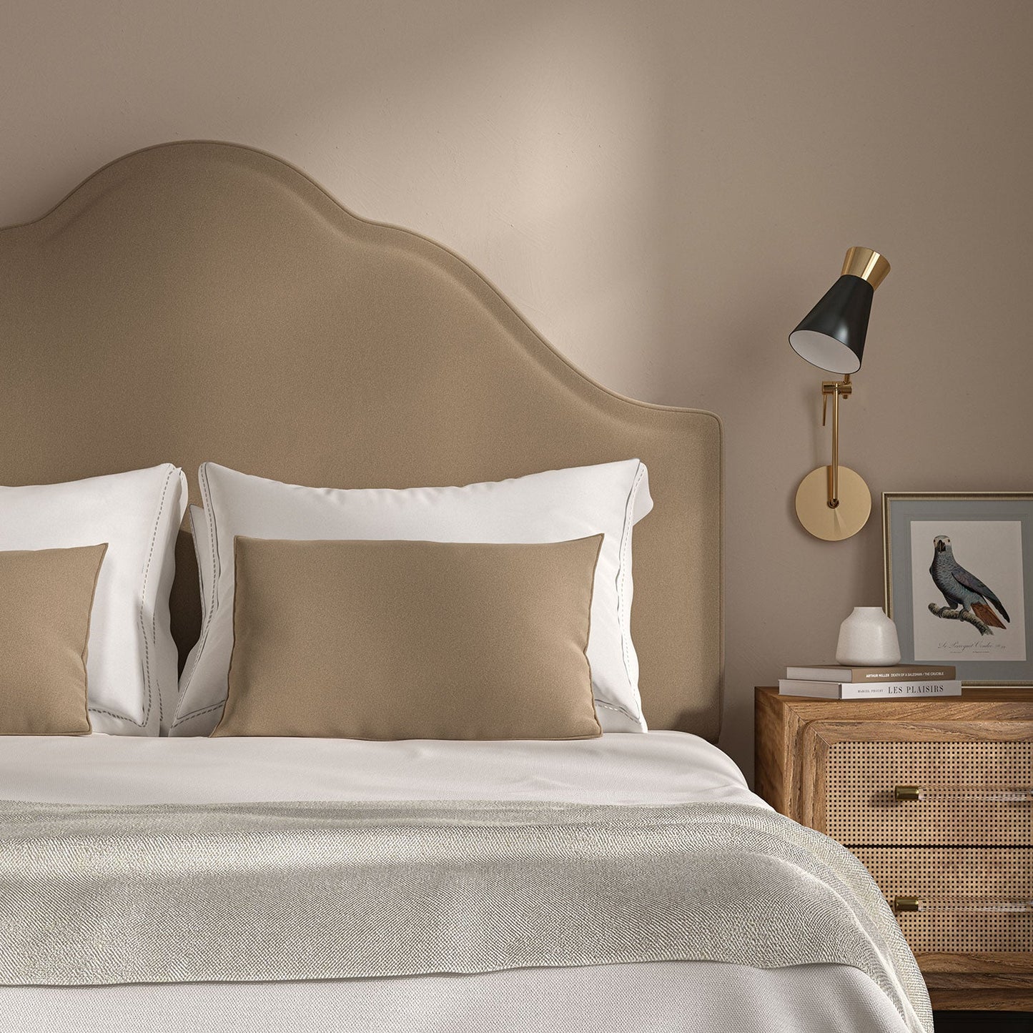 Linwood Romney Natural FR Made to Measure Curtains