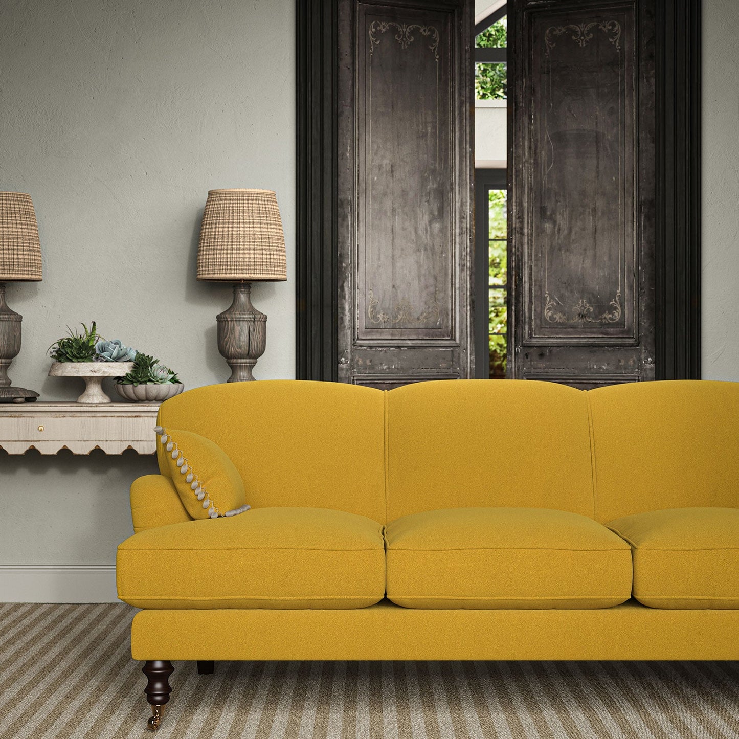 Linwood Romney Pollen FR Made to Measure Curtains