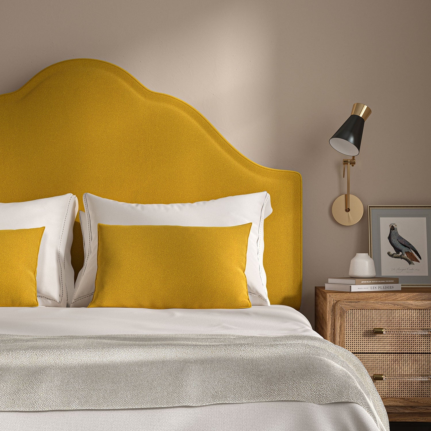 Linwood Romney Pollen FR Made to Measure Curtains