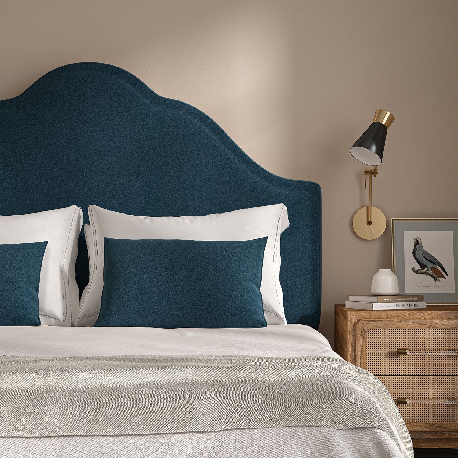 Linwood Romney Teal FR Made to Measure Curtains