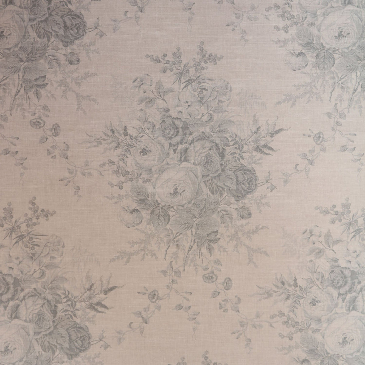 Kate Forman Roses Blue Made to Measure Roman Blinds